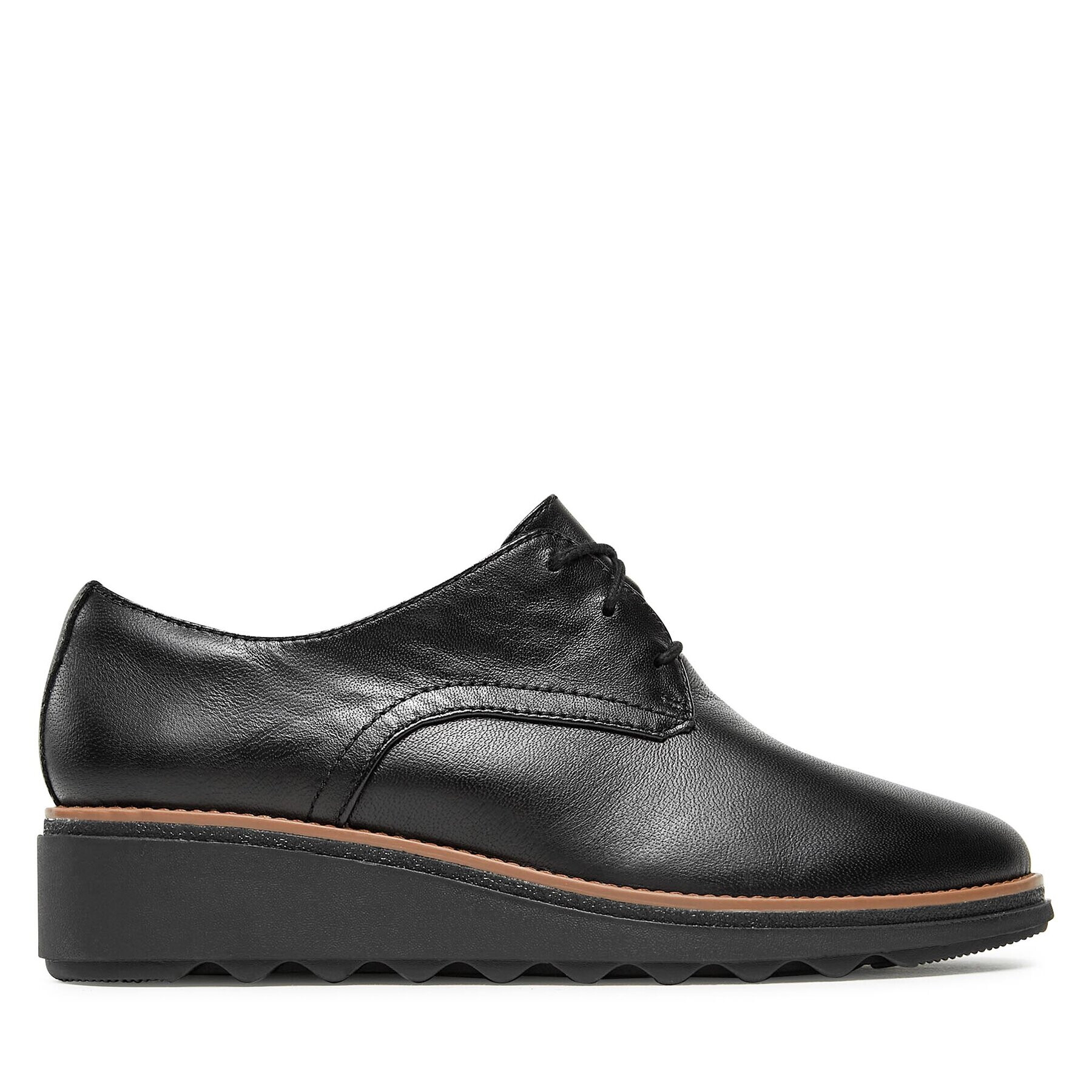 Clarks Обувки Sharon Rae 261754164 Черен - Pepit.bg