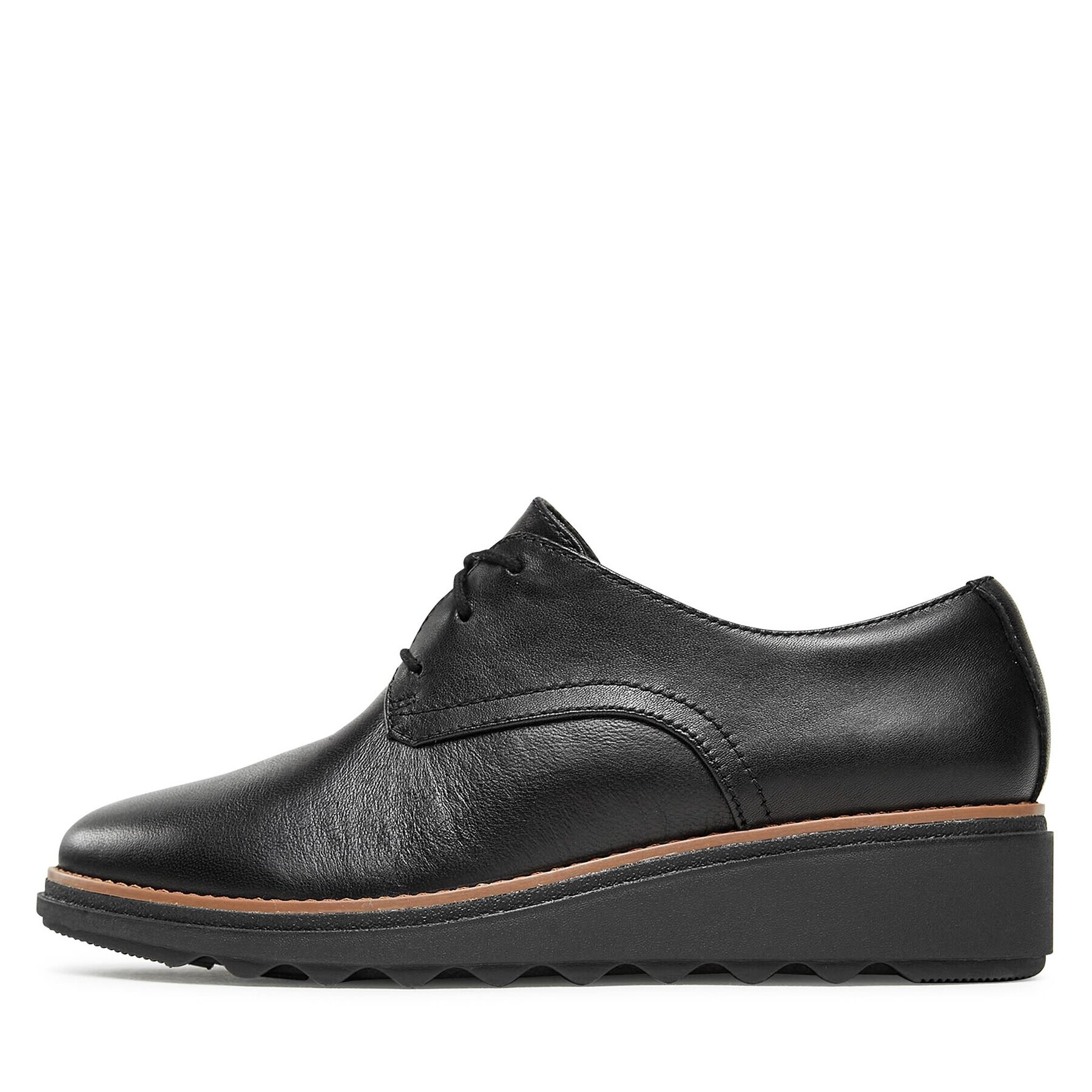 Clarks Обувки Sharon Rae 261754164 Черен - Pepit.bg