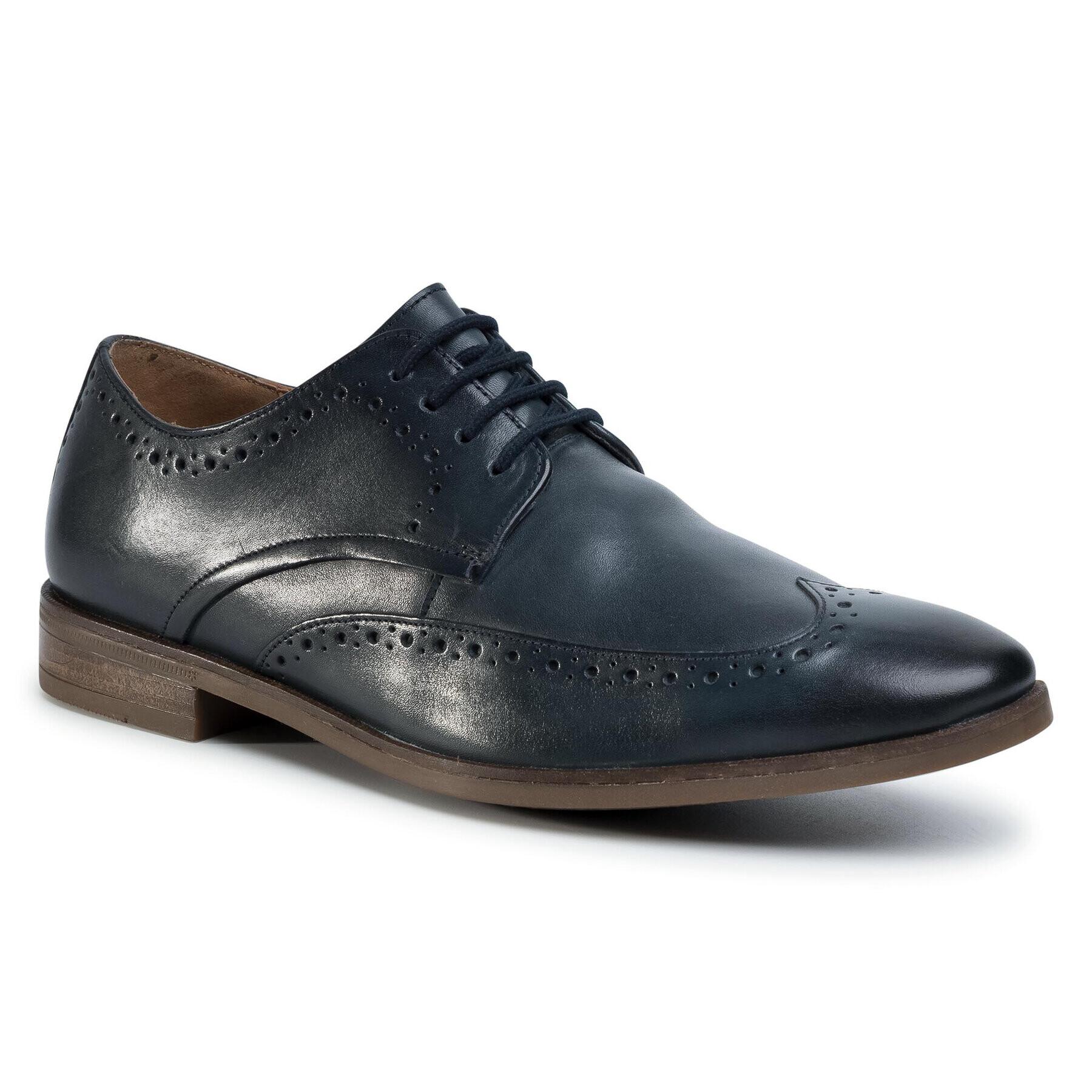 Clarks Обувки Stanford Limit 261498407 Тъмносин - Pepit.bg