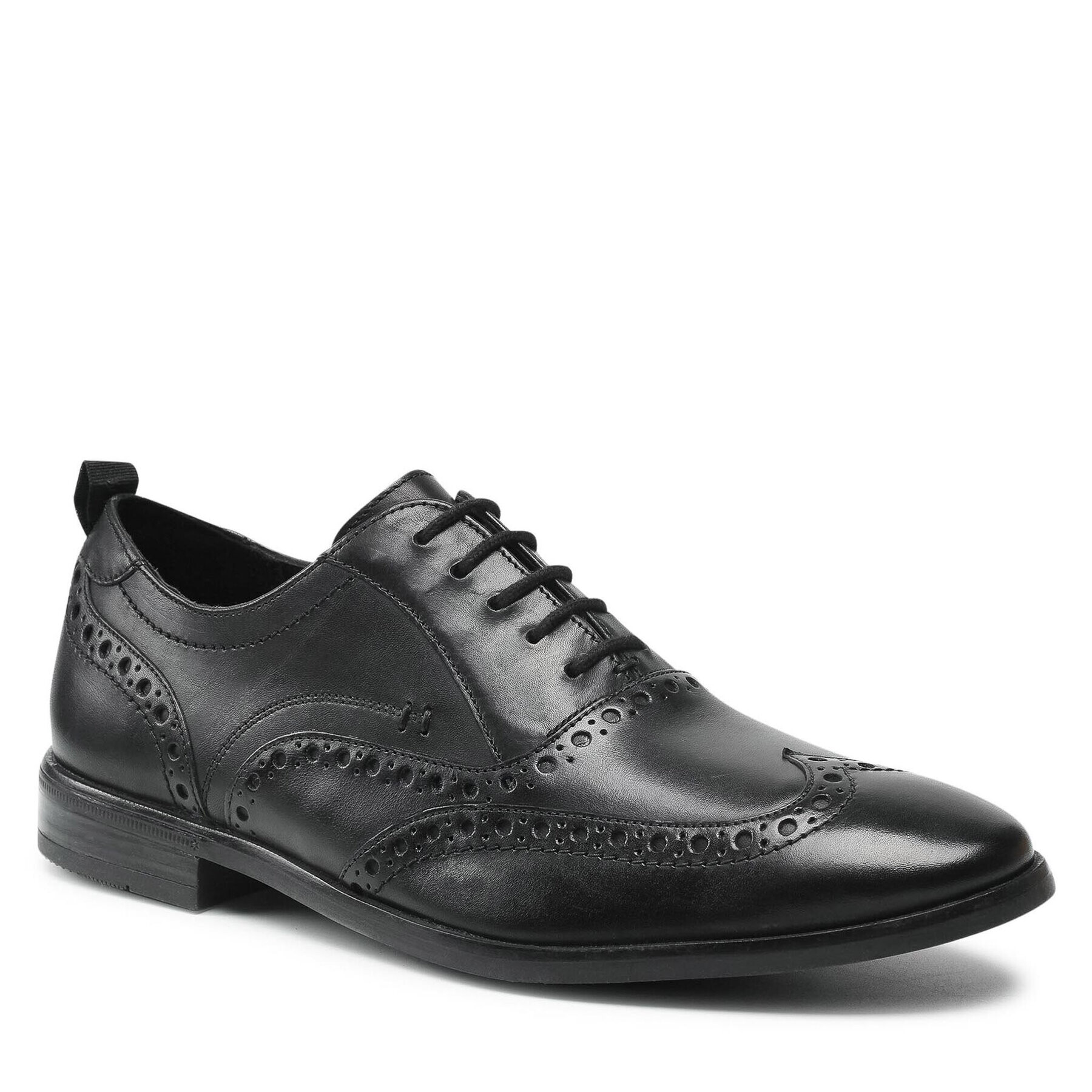 Clarks Обувки StanfordBrogue 26161169 Черен - Pepit.bg