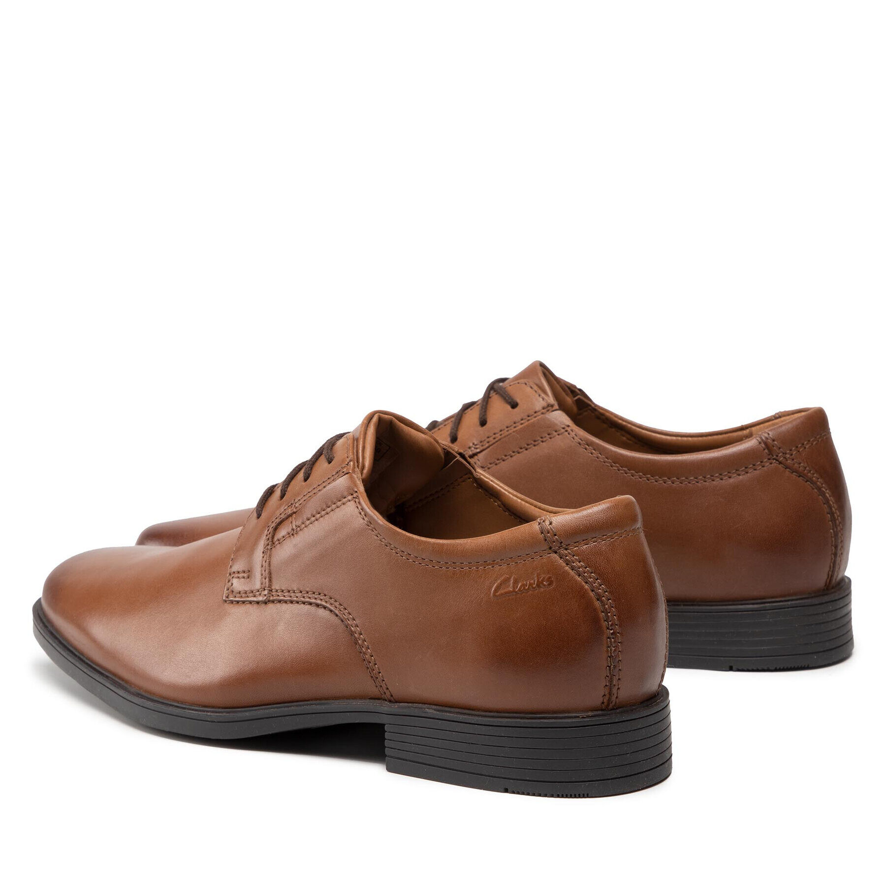Clarks Обувки Tilden Plain 261300977 Кафяв - Pepit.bg