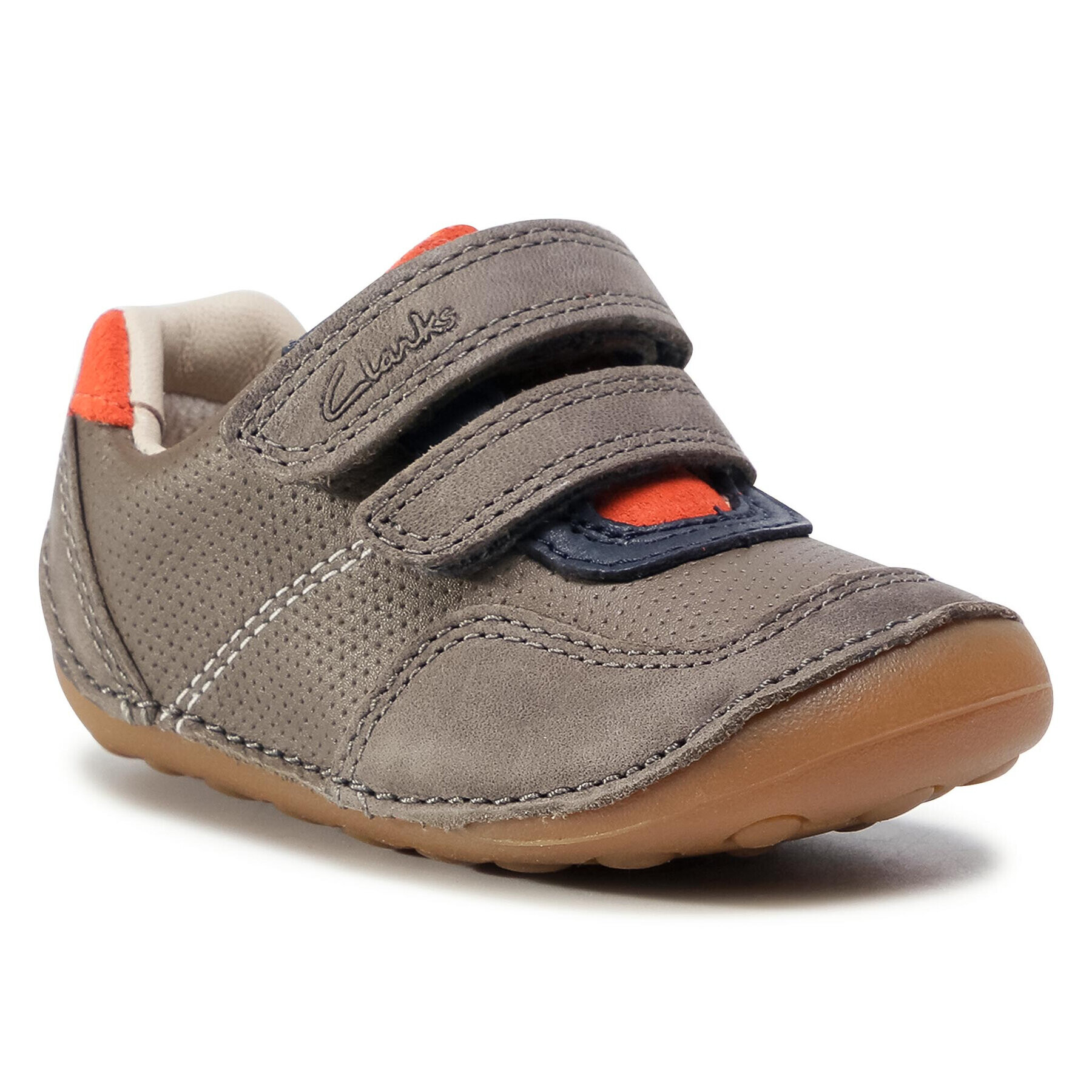 Clarks Обувки Tiny Dusk T 261547237 Сив - Pepit.bg