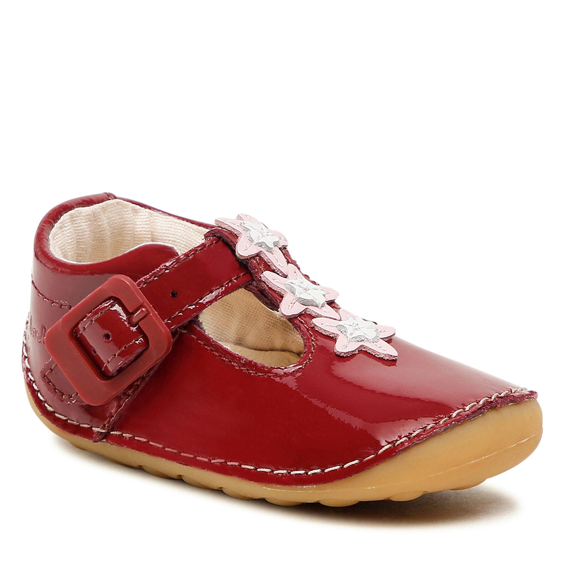 Clarks Обувки Tiny Flower T 261624586 Бордо - Pepit.bg