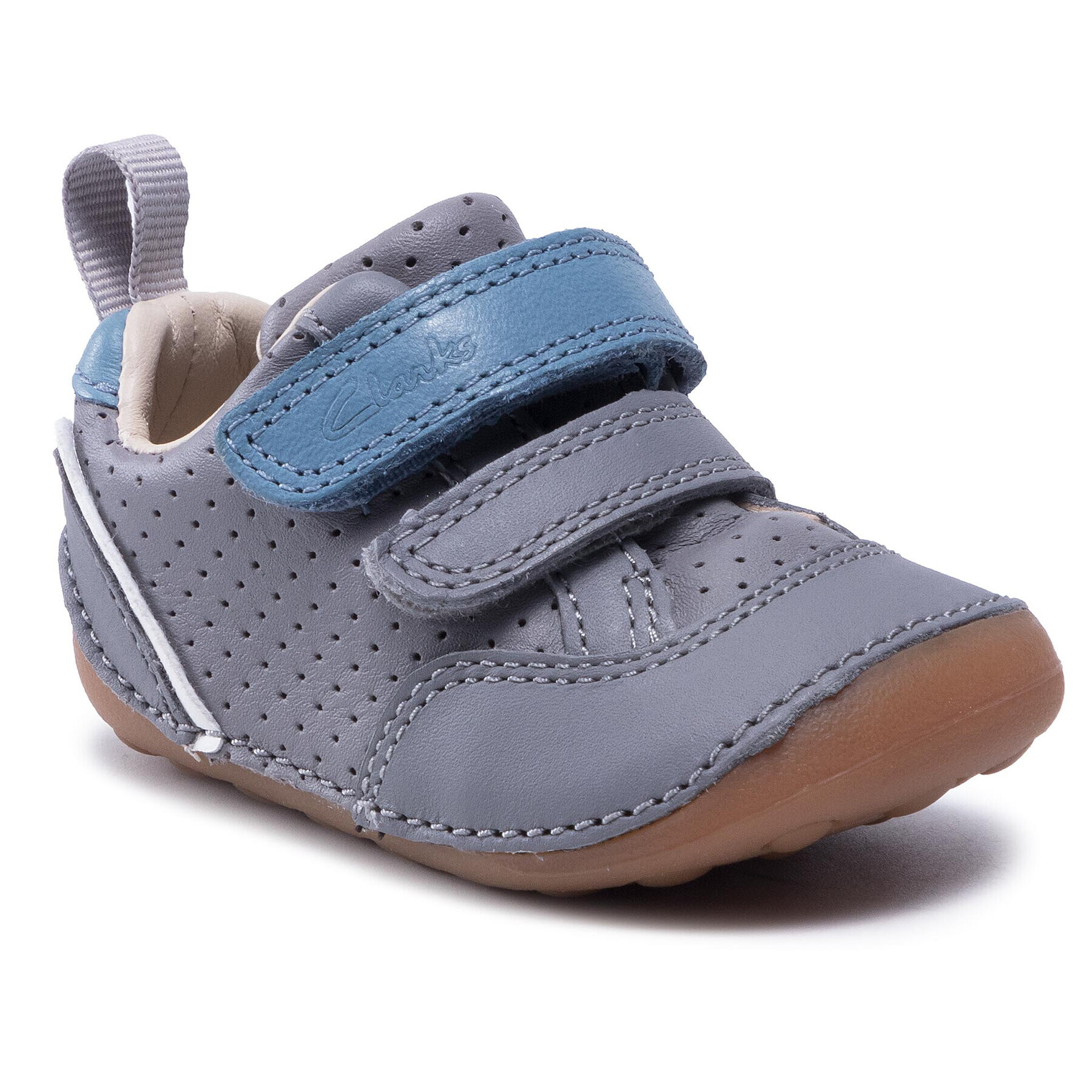 Clarks Обувки Tiny Sky T 261576267 Сив - Pepit.bg
