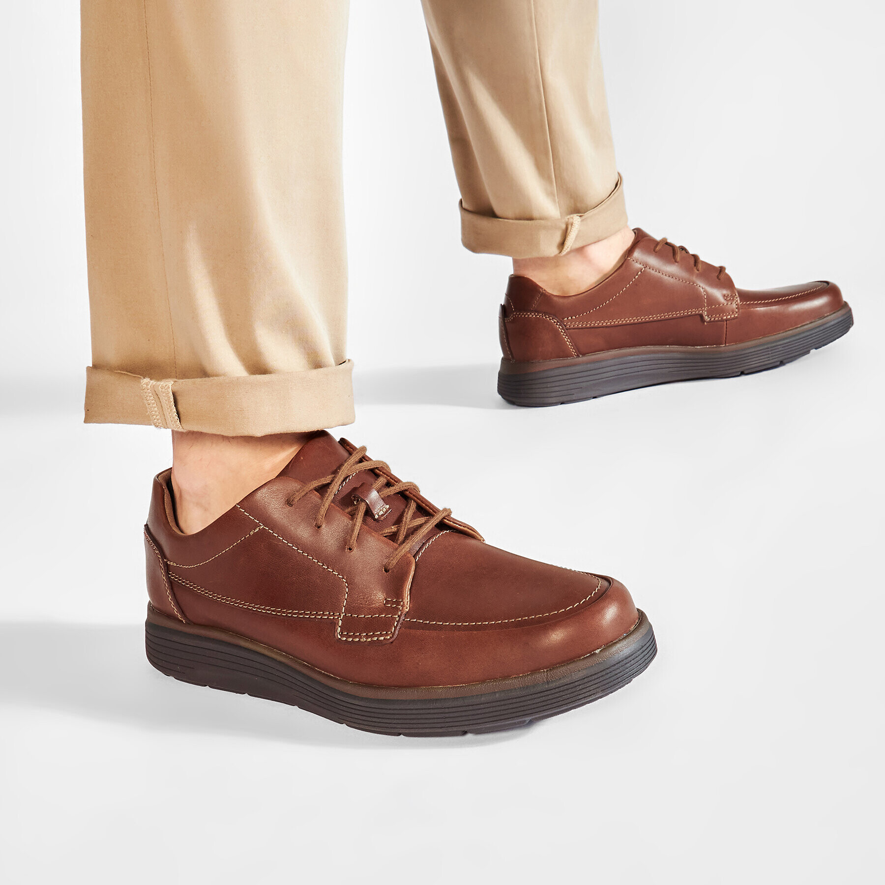 Clarks Обувки Un Abode Ease 261369827 Кафяв - Pepit.bg