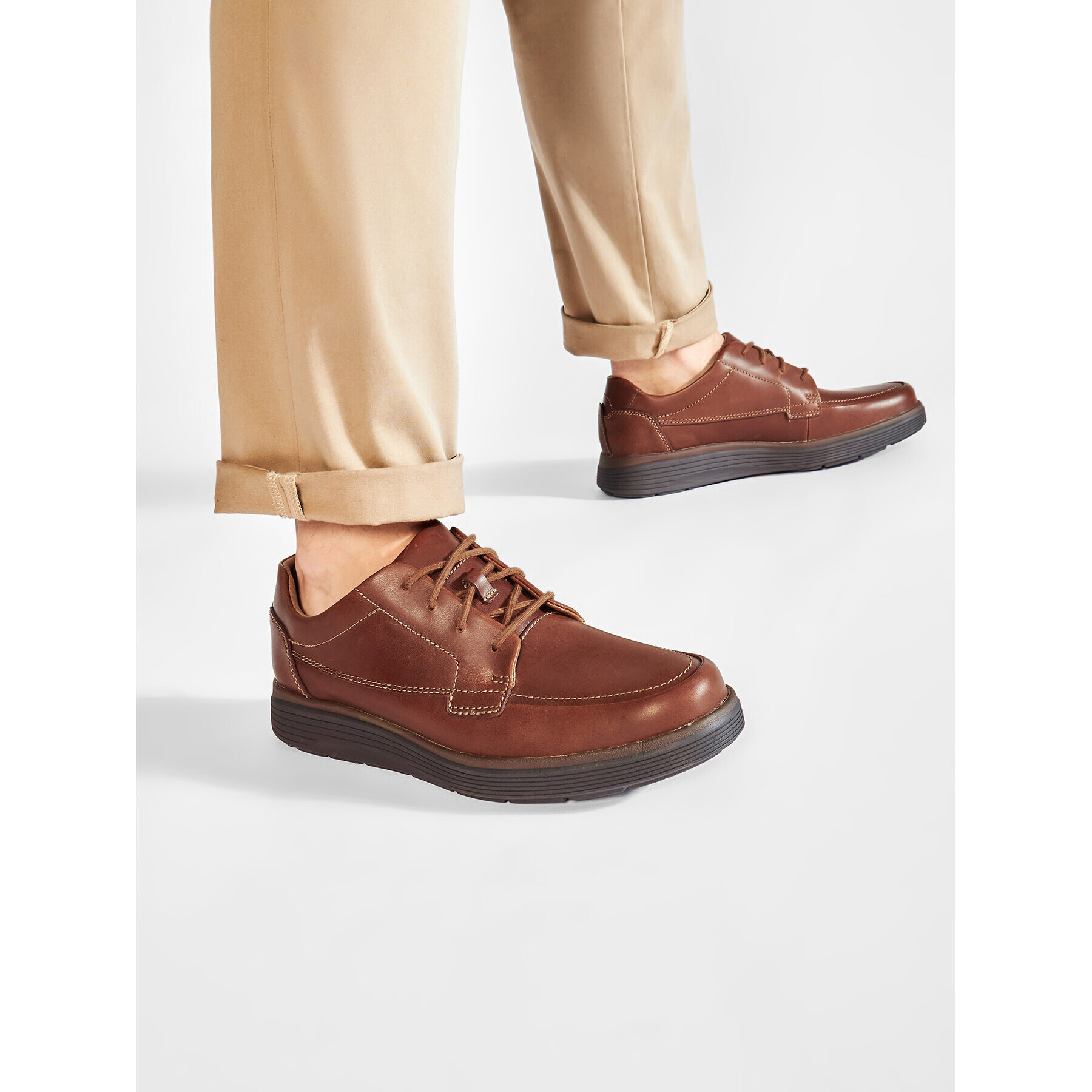 Clarks Обувки Un Abode Ease 261369827 Кафяв - Pepit.bg