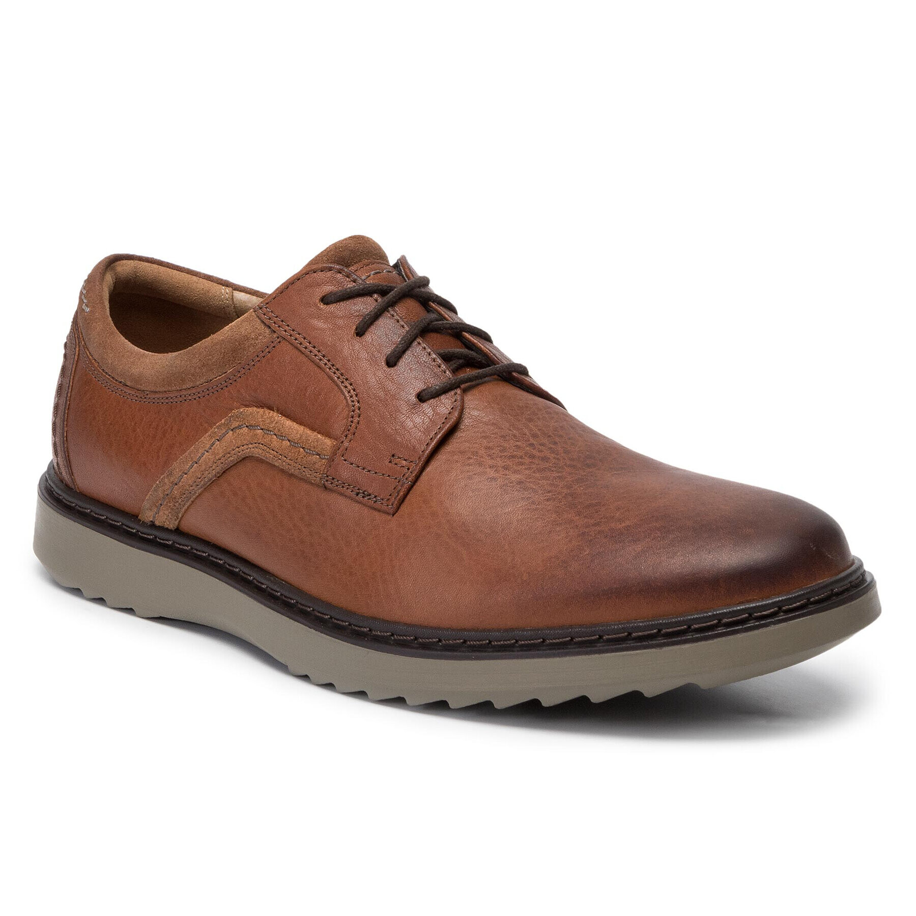 Clarks Обувки Un Geo Lace 261367587 Кафяв - Pepit.bg