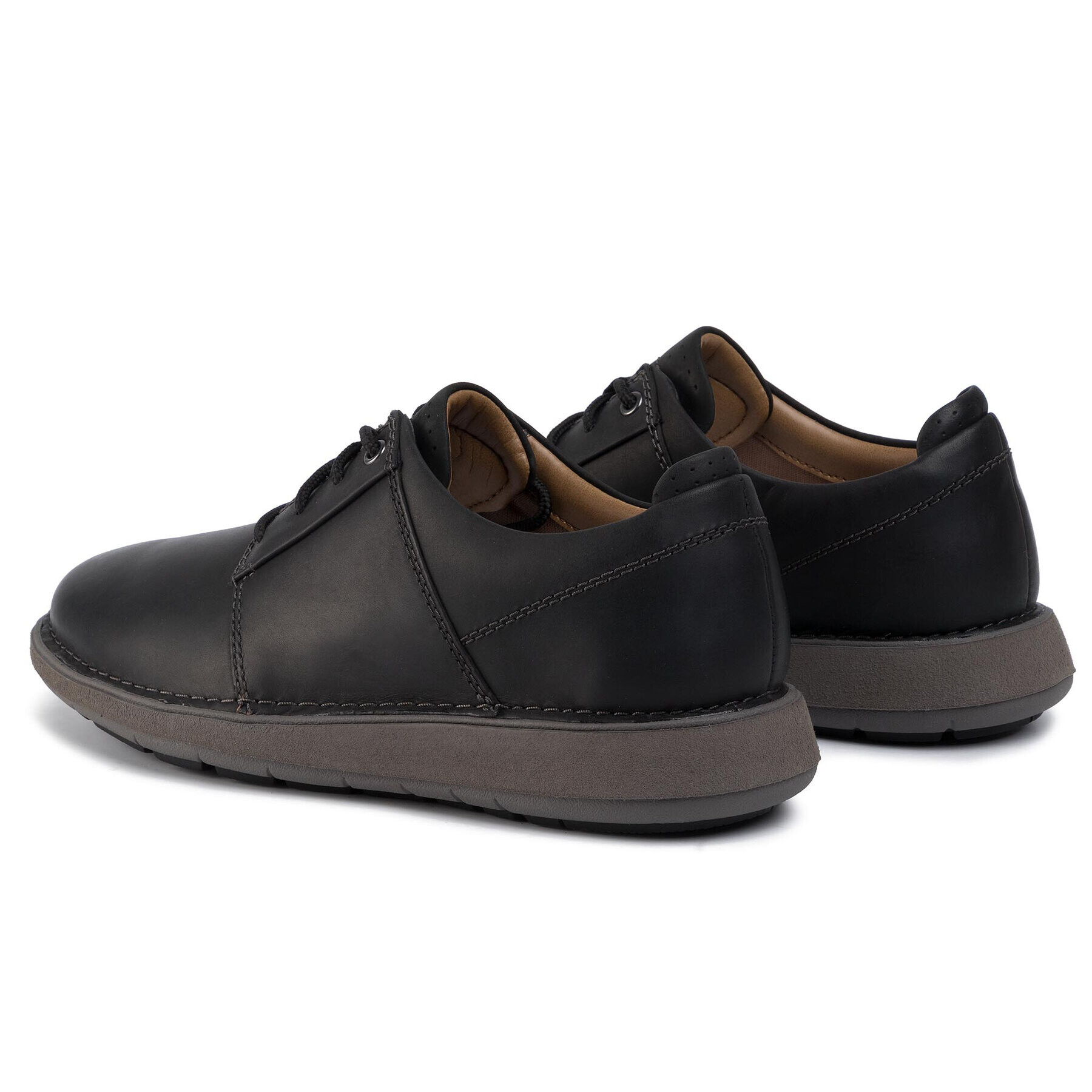 Clarks Обувки Un Larvik Lace 261445777 Черен - Pepit.bg