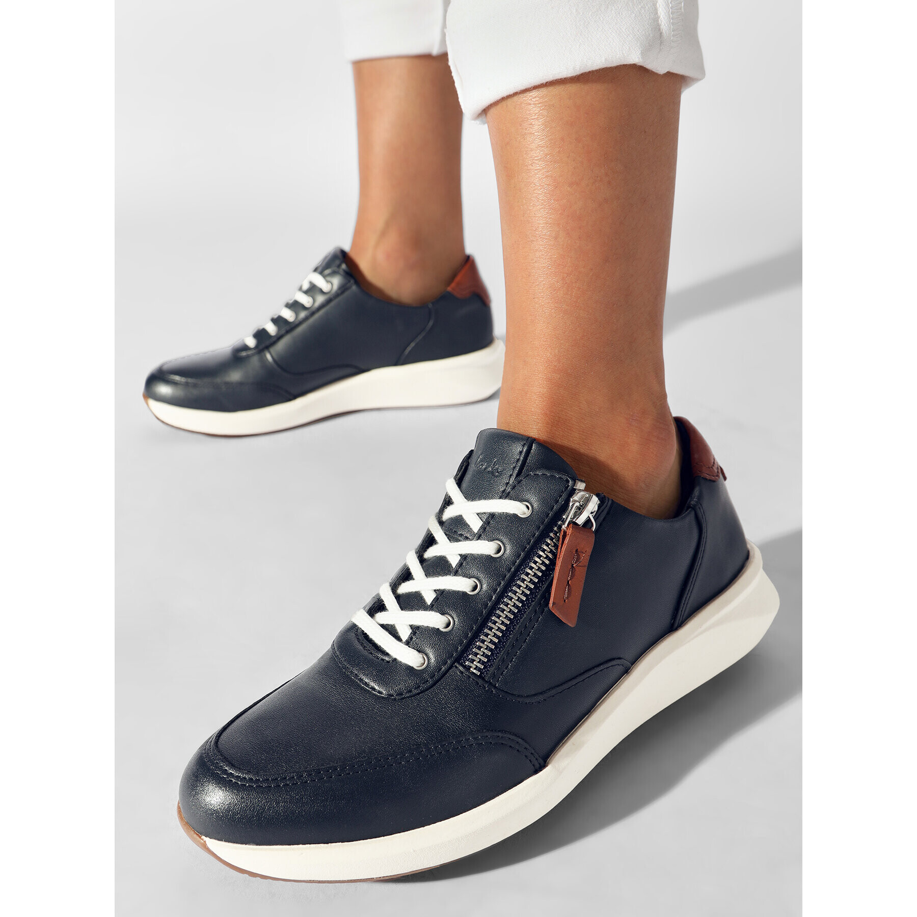 Clarks Обувки Un Rio Zip 26170213 Тъмносин - Pepit.bg
