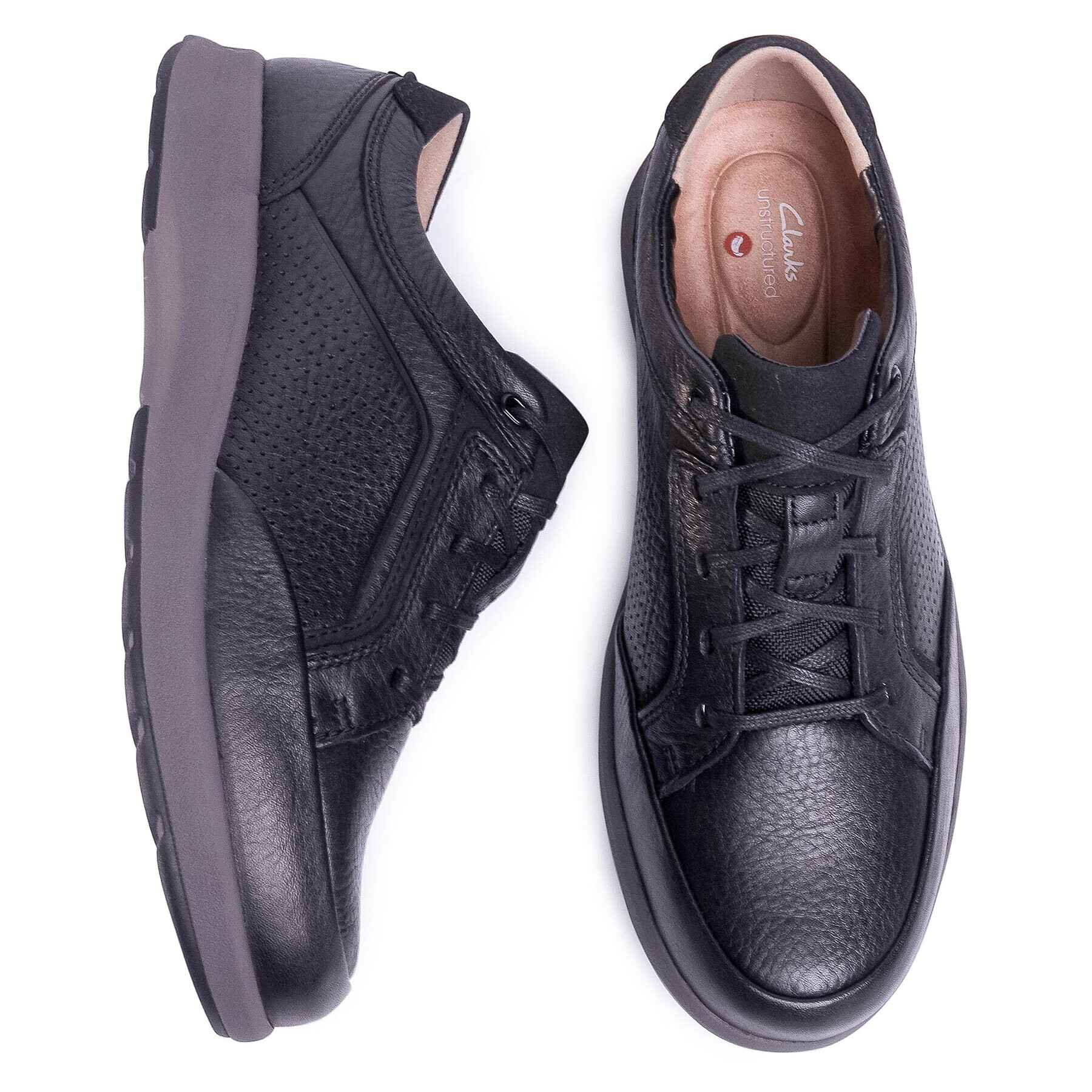 Clarks Обувки Un Trail Form 261466417 Черен - Pepit.bg