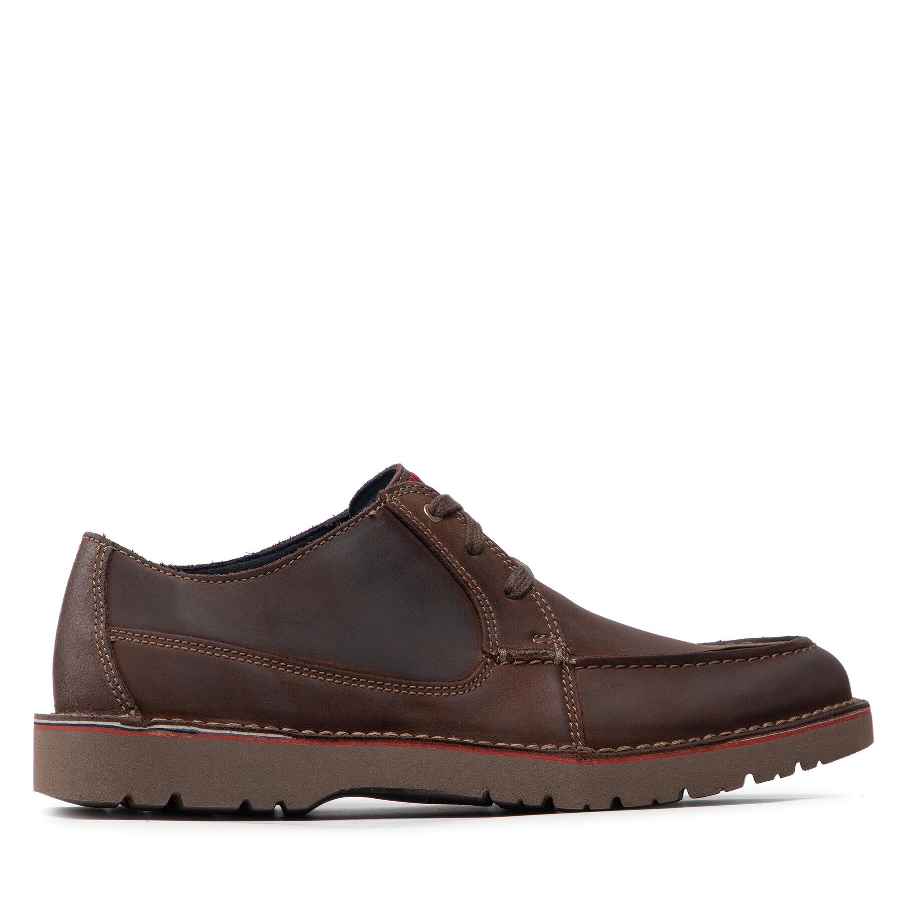 Clarks Обувки Vargo Vibe 261448227 Кафяв - Pepit.bg