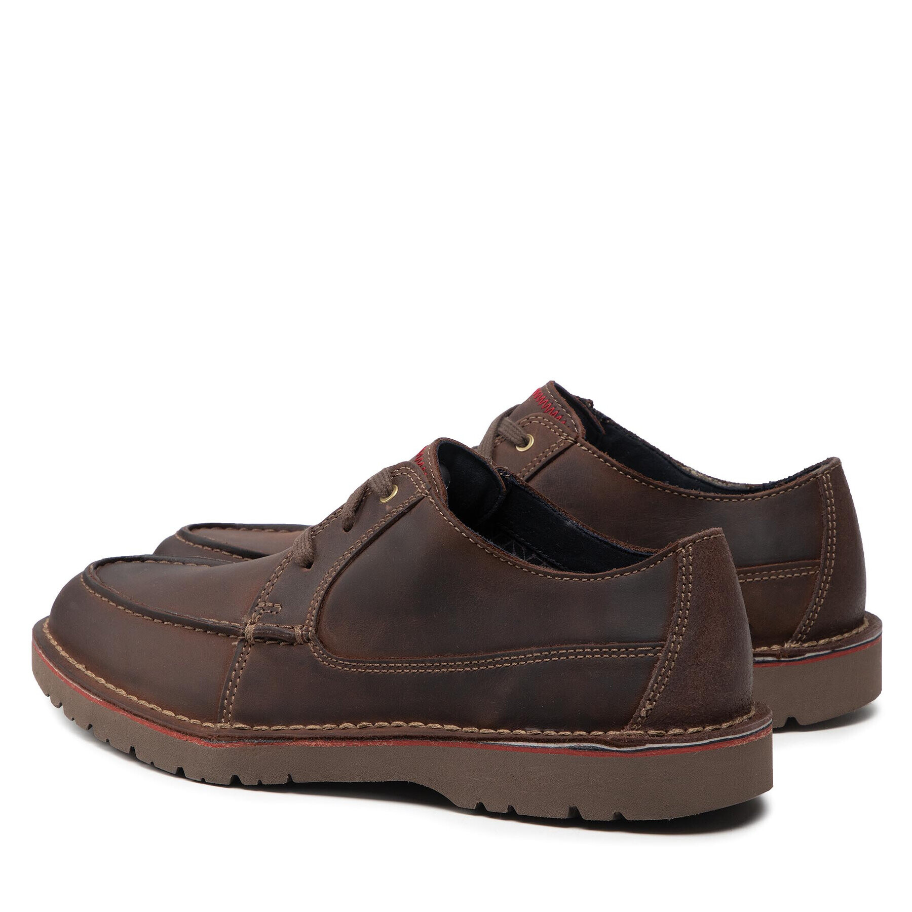 Clarks Обувки Vargo Vibe 261448227 Кафяв - Pepit.bg