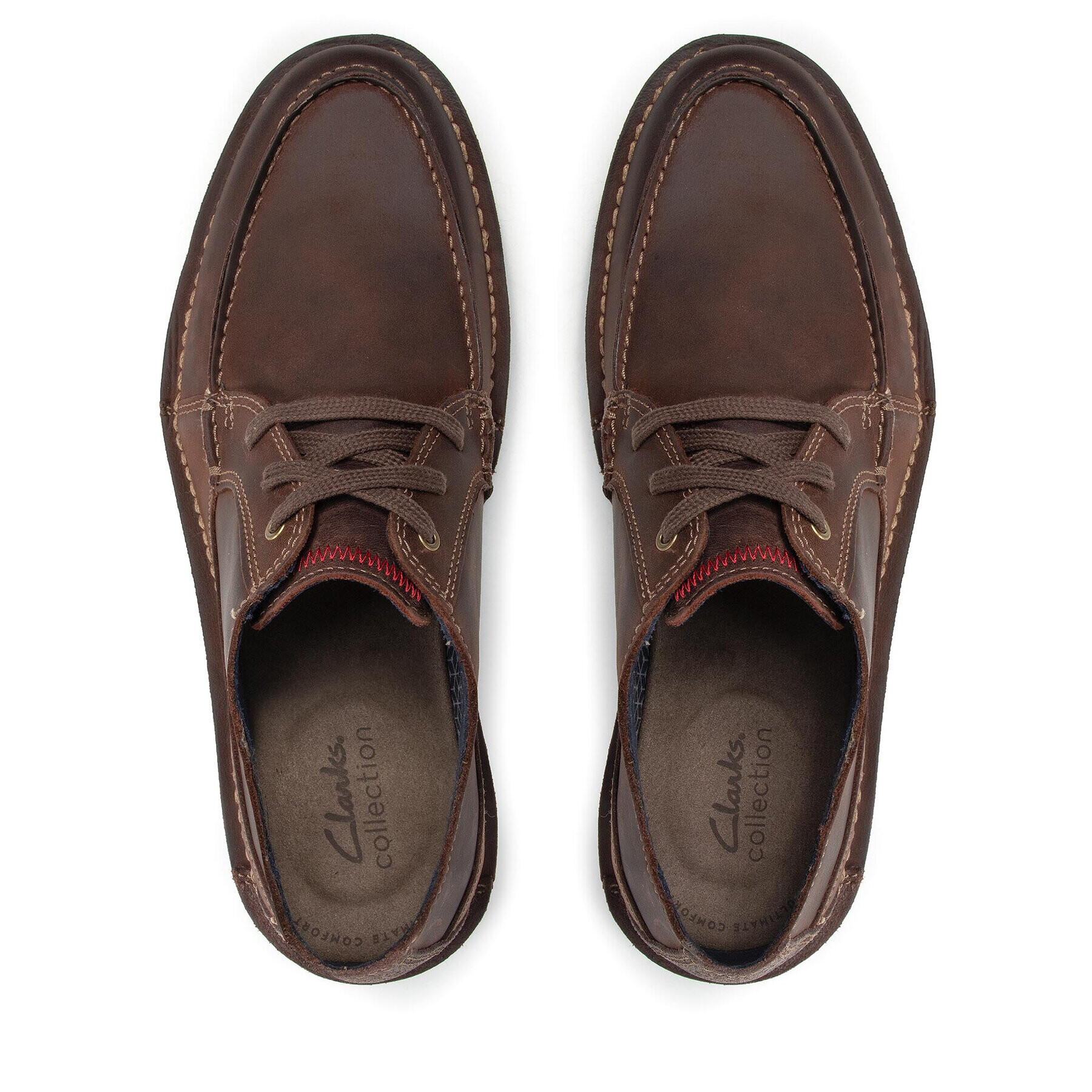 Clarks Обувки Vargo Vibe 261448227 Кафяв - Pepit.bg