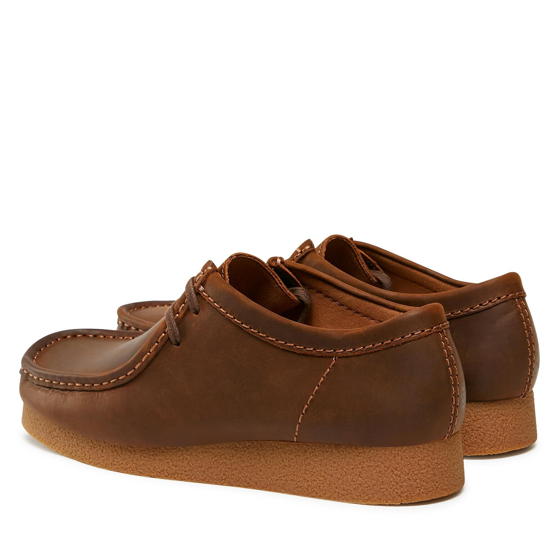 Clarks Обувки Wallabee Evo 261728197 Кафяв - Pepit.bg