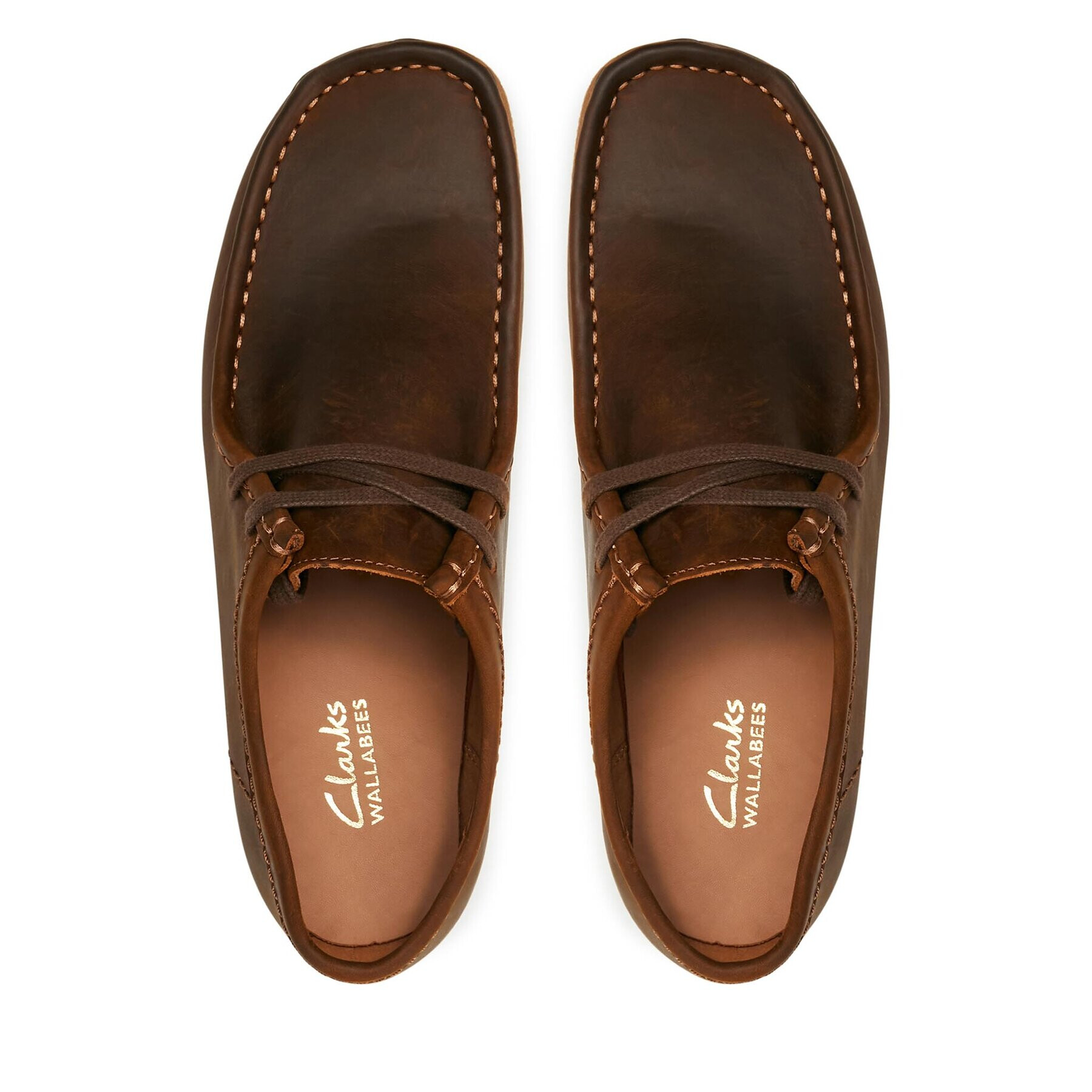 Clarks Обувки Wallabee Evo 261728197 Кафяв - Pepit.bg