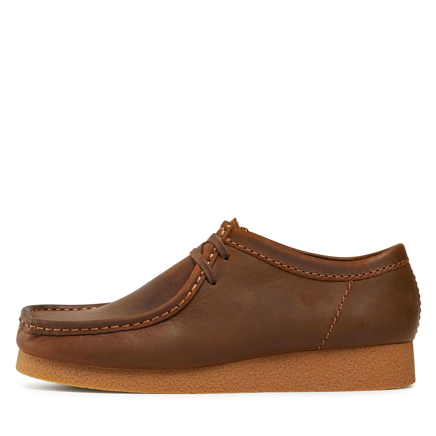 Clarks Обувки Wallabee Evo 261728197 Кафяв - Pepit.bg