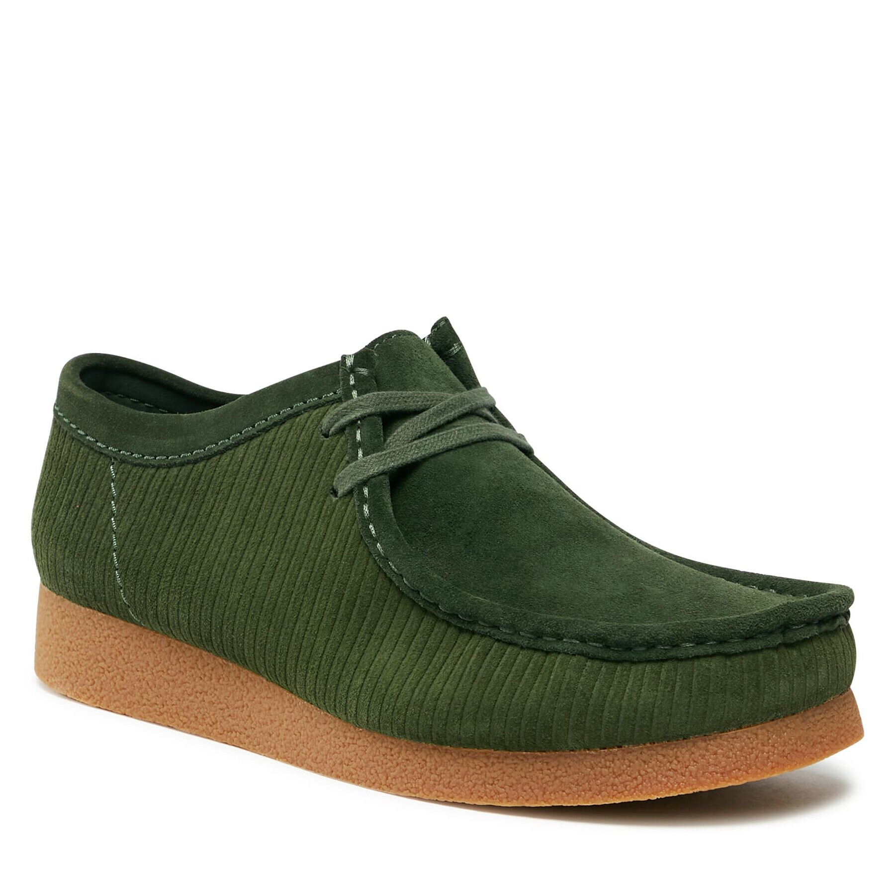 Clarks Обувки Wallabee Evo 261736047 Зелен - Pepit.bg