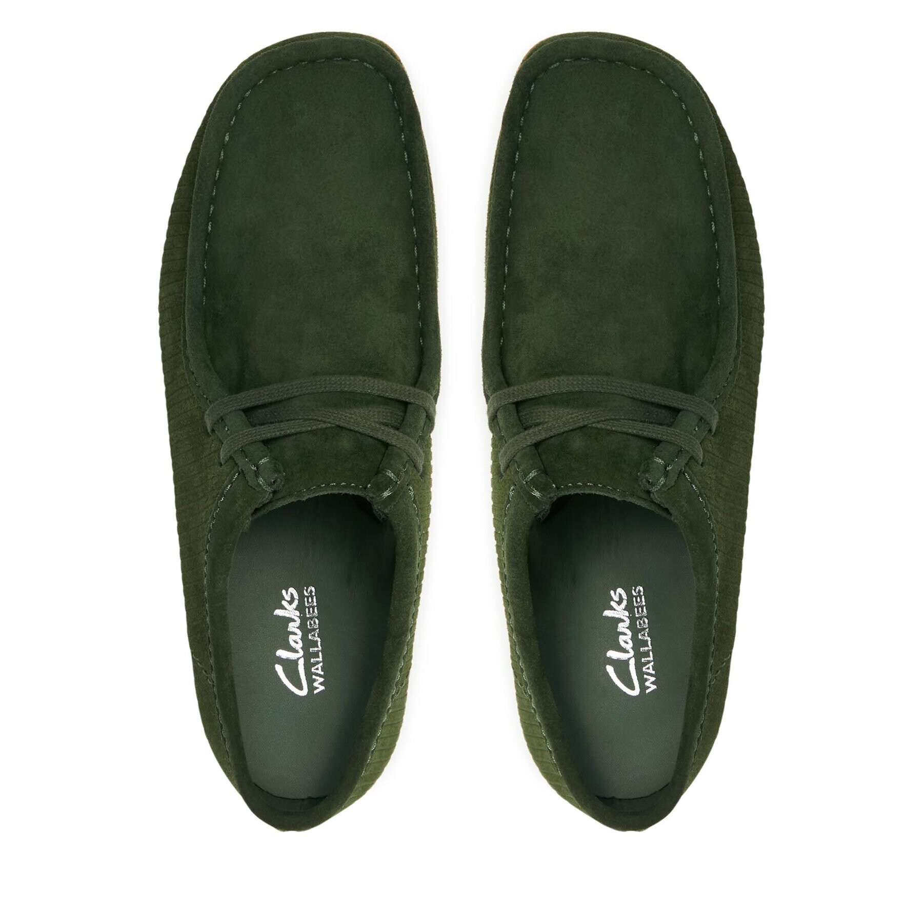 Clarks Обувки Wallabee Evo 261736047 Зелен - Pepit.bg