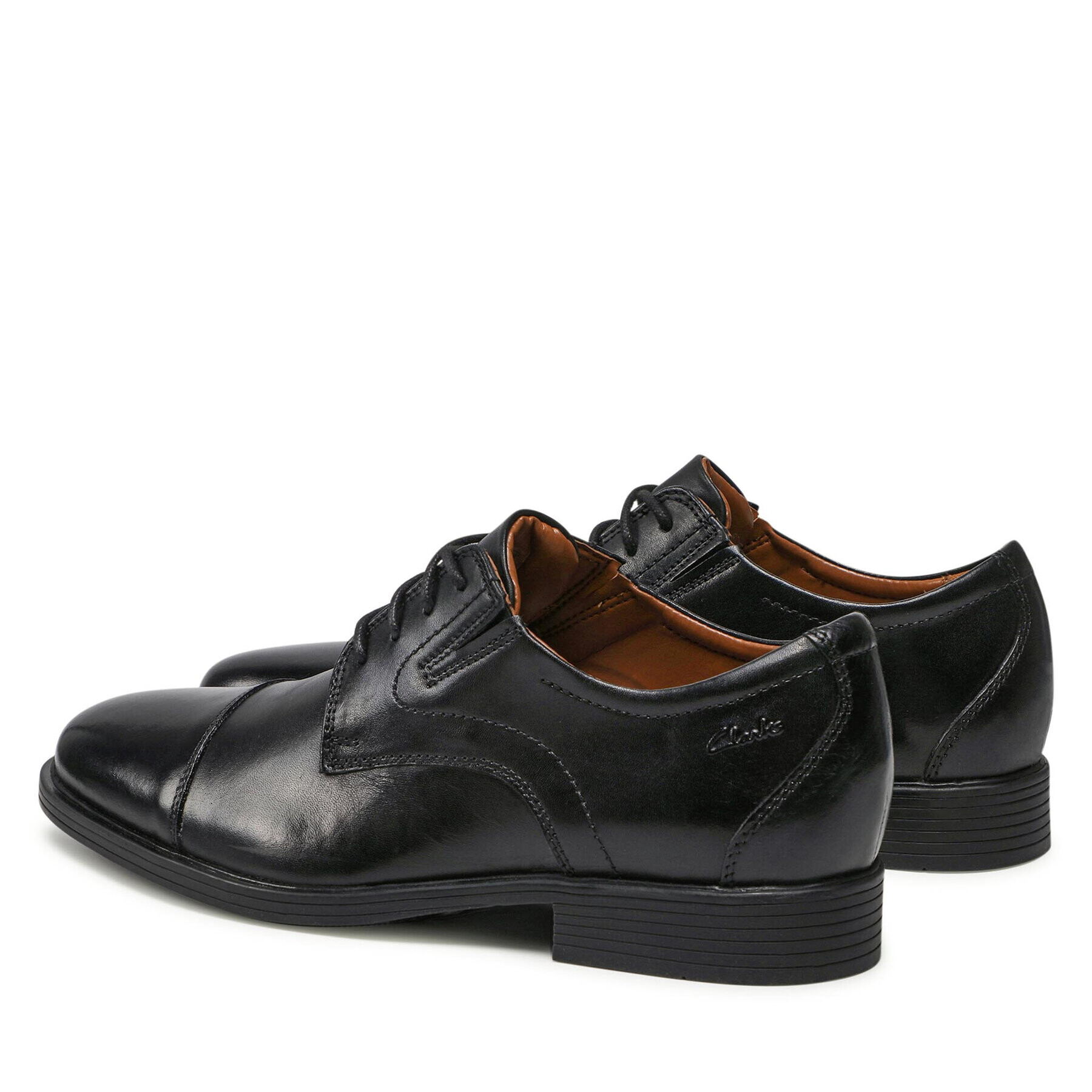 Clarks Обувки Whiddon Cap 261529127 Черен - Pepit.bg