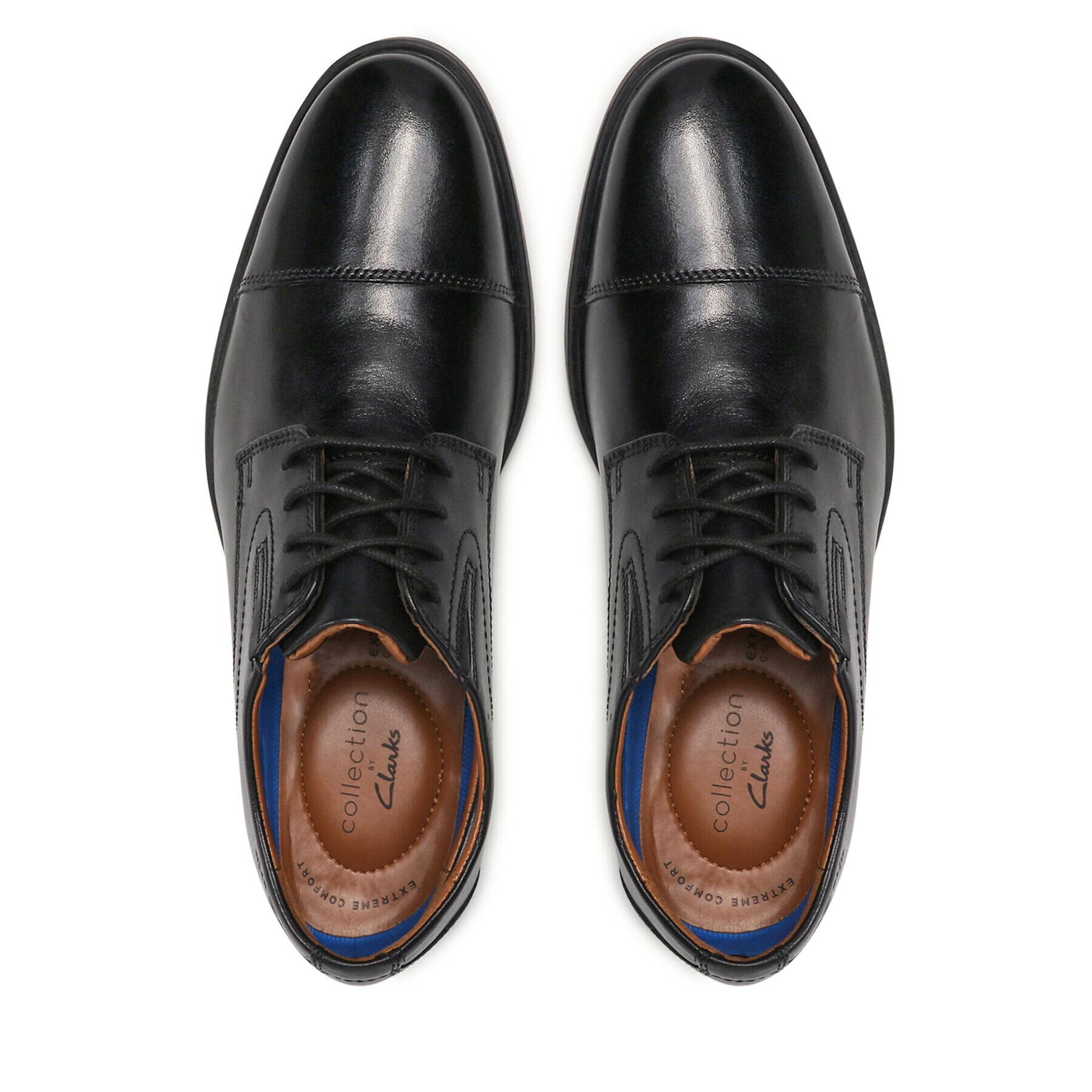 Clarks Обувки Whiddon Cap 261529127 Черен - Pepit.bg