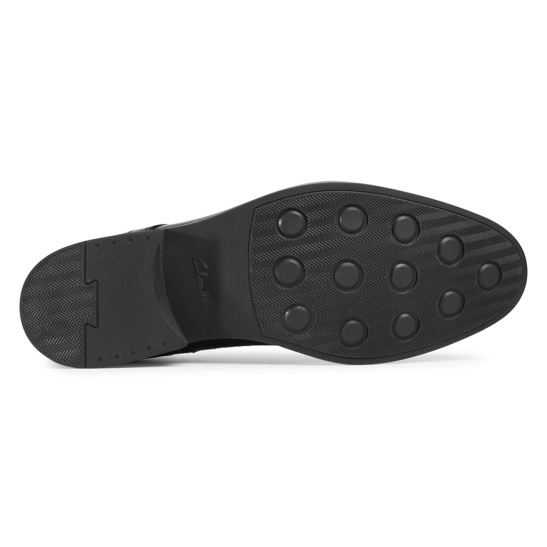 Clarks Обувки Whiddon Plain 261529187 Черен - Pepit.bg