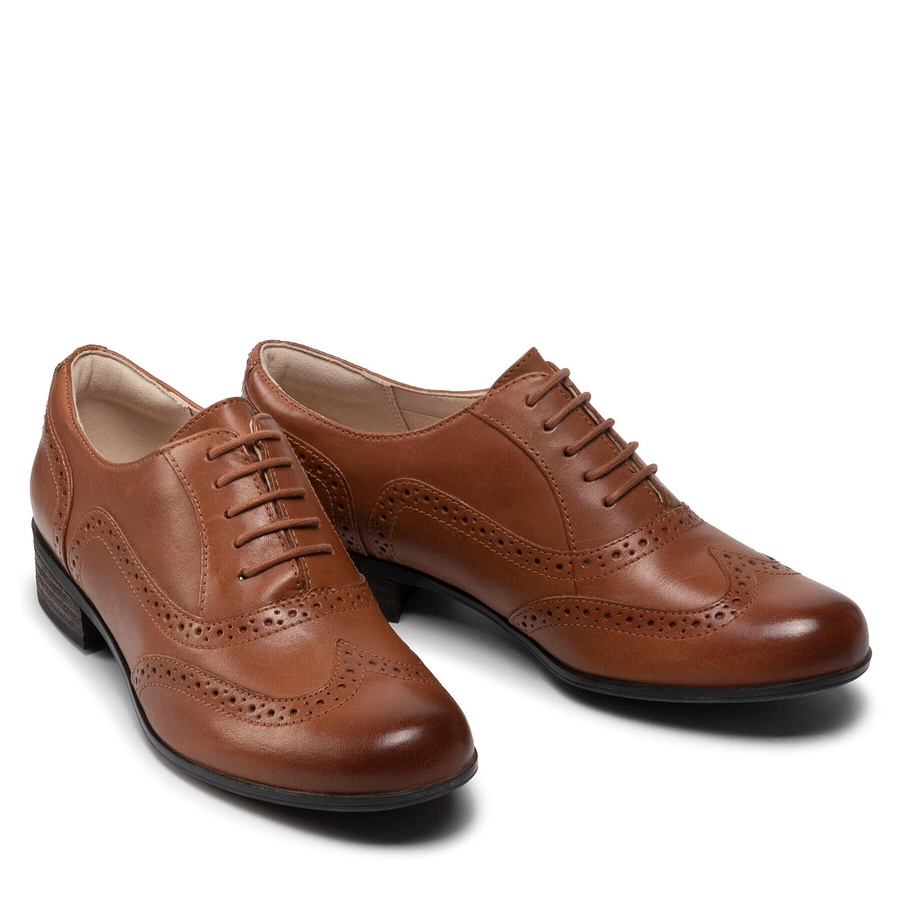Clarks Оксфордки Hamble Oak 203506744 Кафяв - Pepit.bg