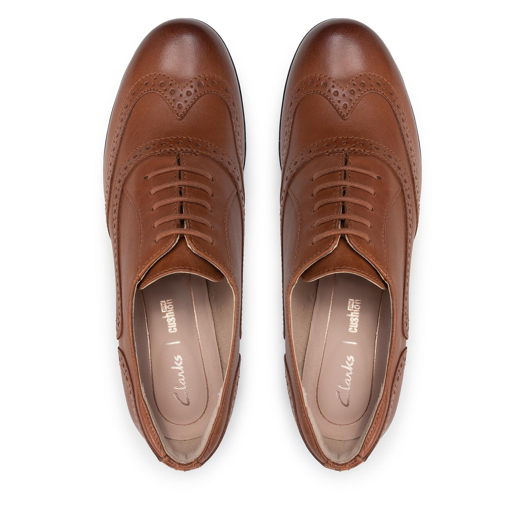 Clarks Оксфордки Hamble Oak 203506744 Кафяв - Pepit.bg