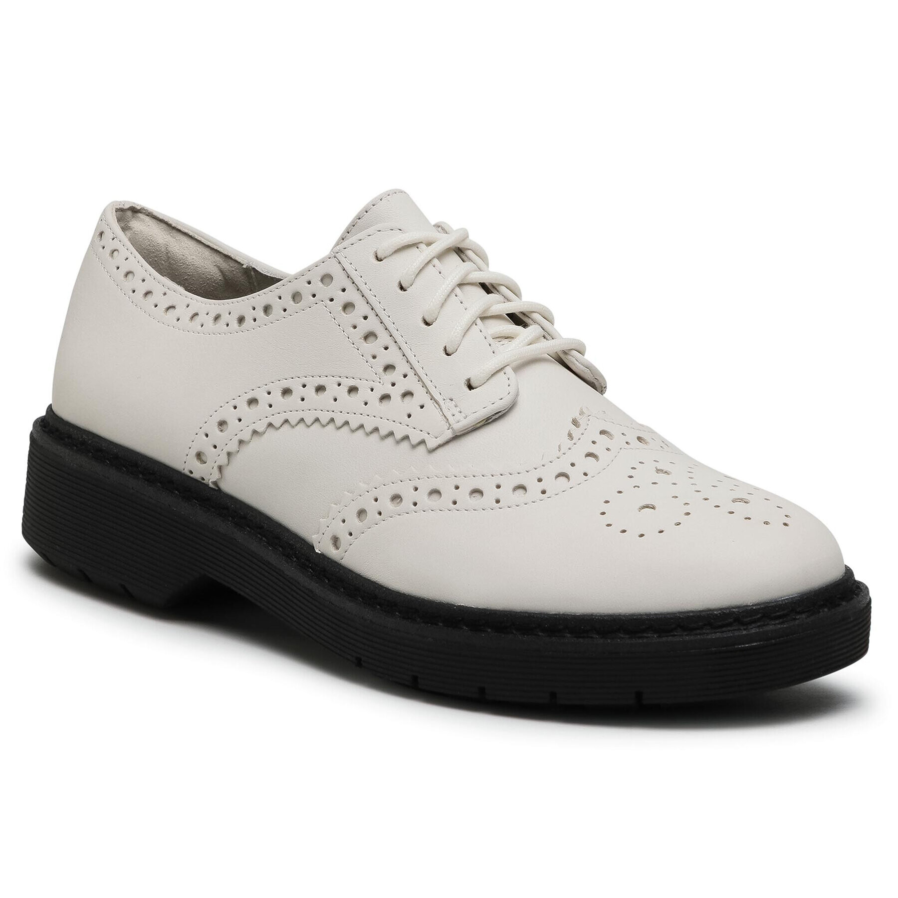 Clarks Оксфордки Witcombe Echo 261553684 Бял - Pepit.bg