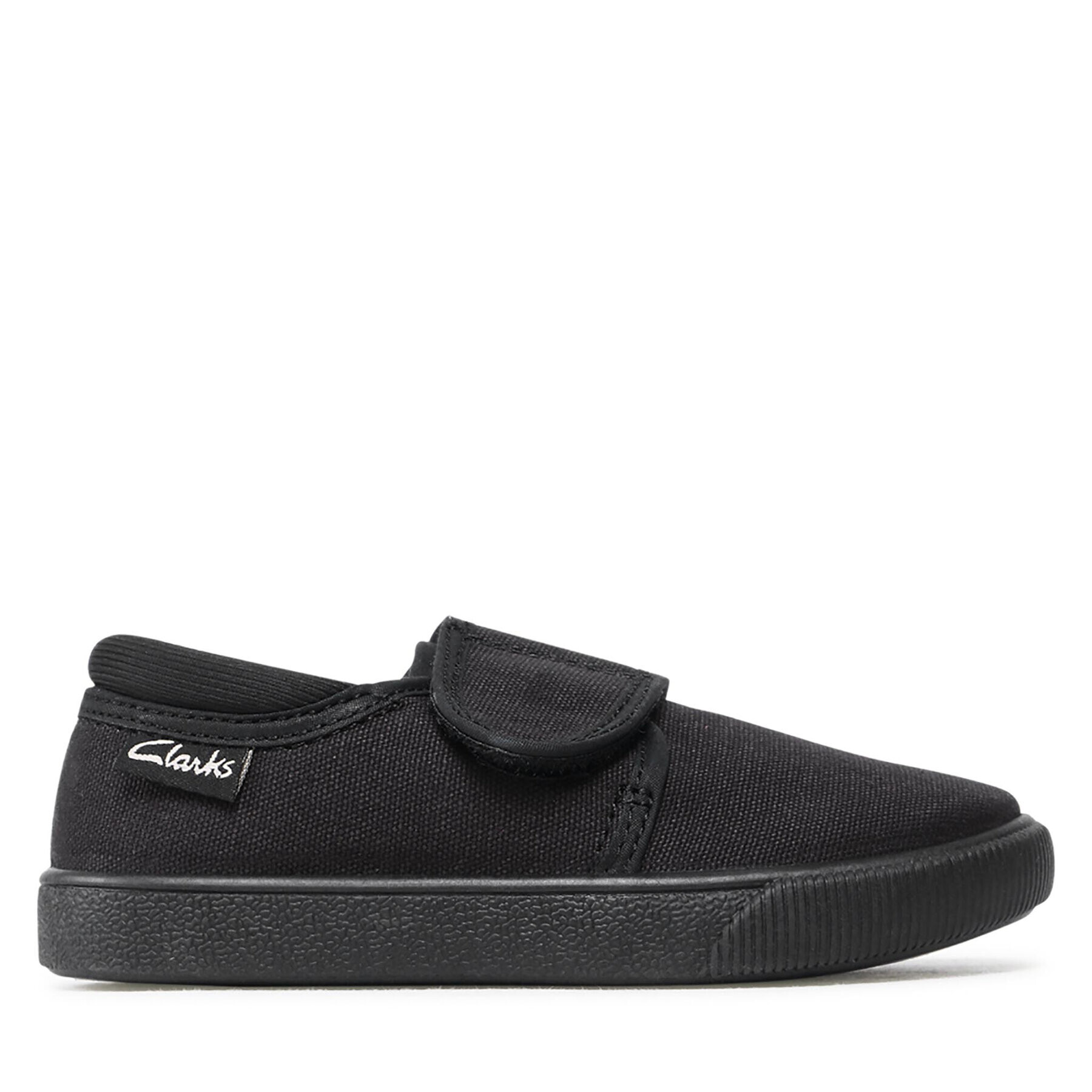 Clarks Пантофи Hopper Run 261143307 Черен - Pepit.bg