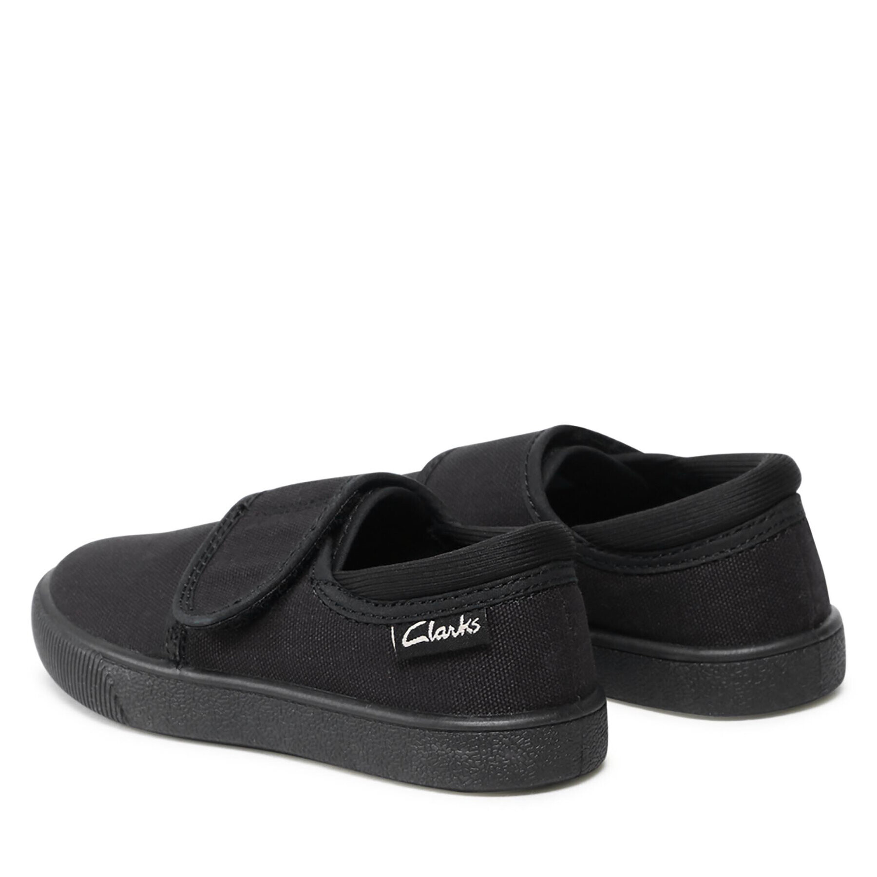 Clarks Пантофи Hopper Run 261143307 Черен - Pepit.bg