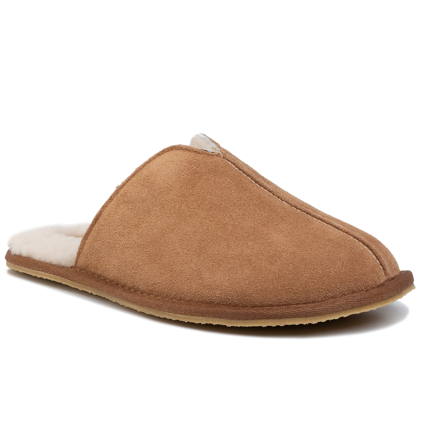 Clarks Пантофи Kite Seam 261447227 Кафяв - Pepit.bg