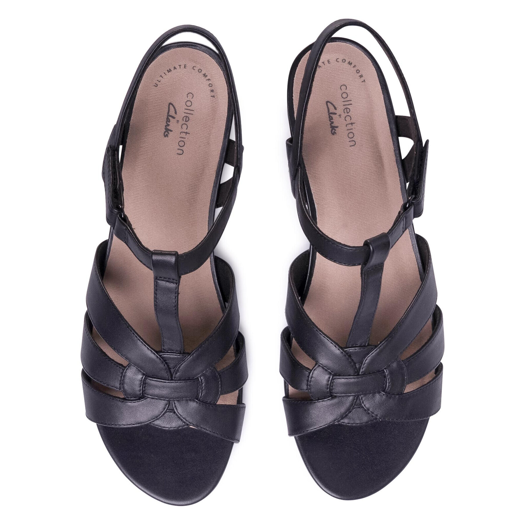 Clarks Сандали Abigail Daisy 261500804 Черен - Pepit.bg