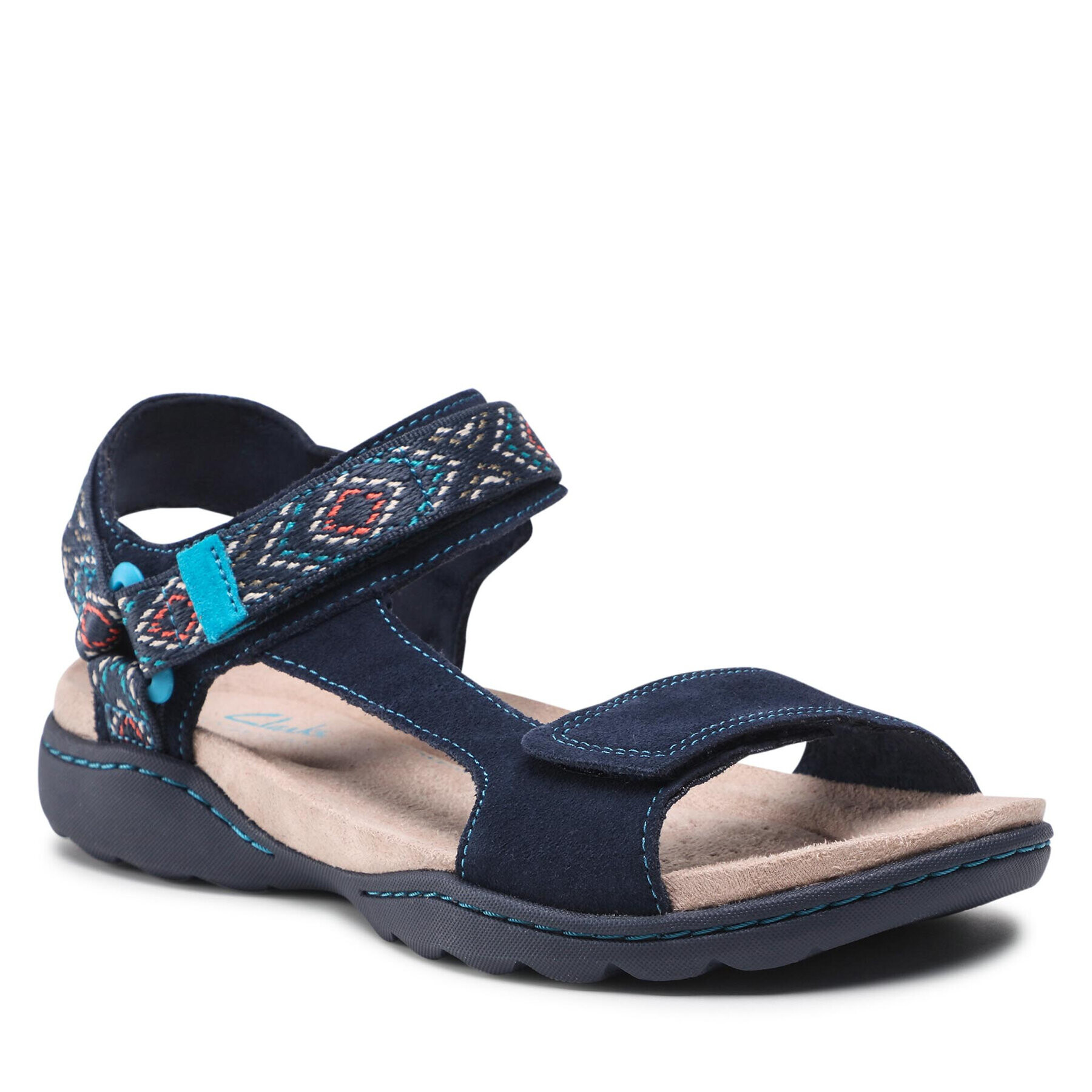 Clarks Сандали Amanda Step 261650954 Тъмносин - Pepit.bg