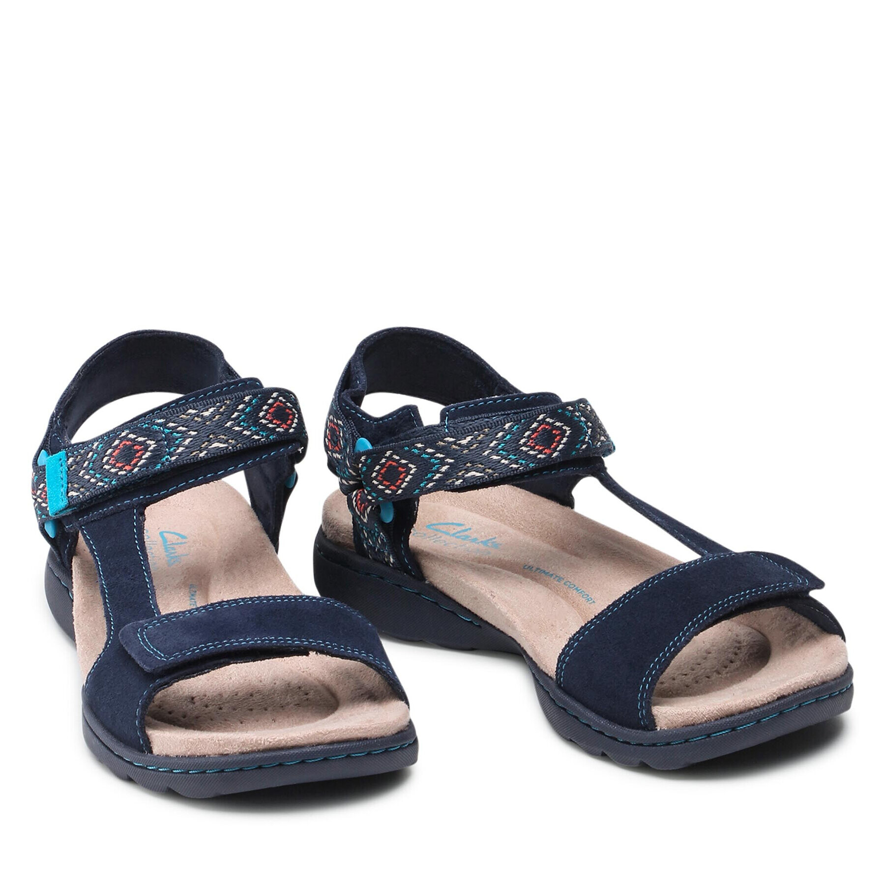 Clarks Сандали Amanda Step 261650954 Тъмносин - Pepit.bg