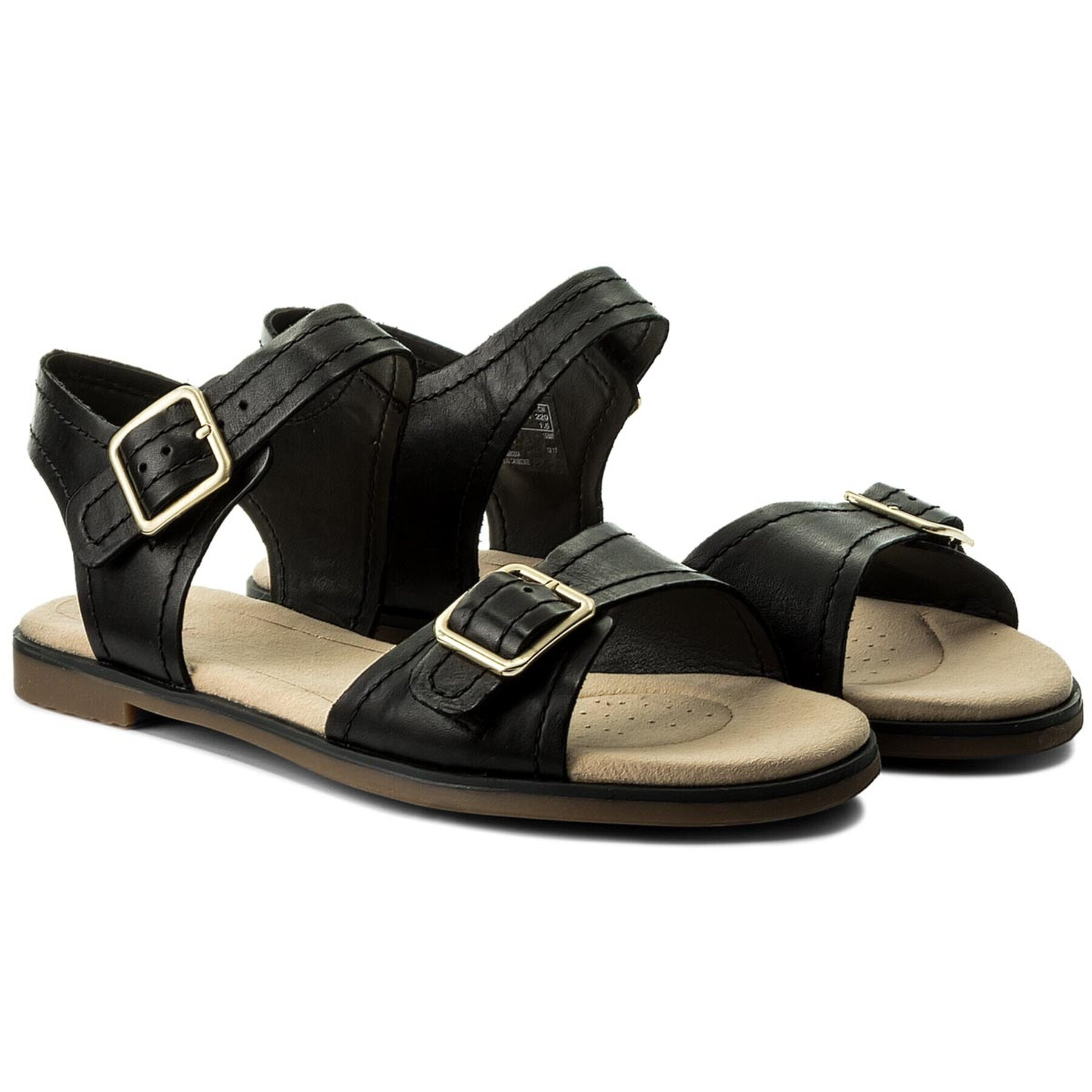 Clarks Сандали Bay Primrose 261319344 Черен - Pepit.bg