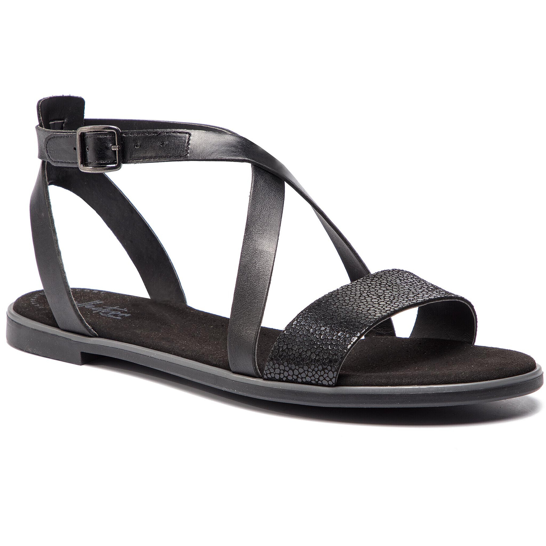 Clarks Сандали Bay Rosie 261393364 Черен - Pepit.bg