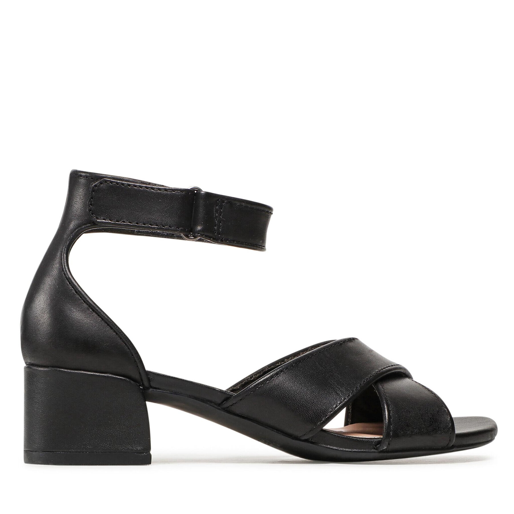Clarks Сандали Caroleight Rise 261648614 Черен - Pepit.bg