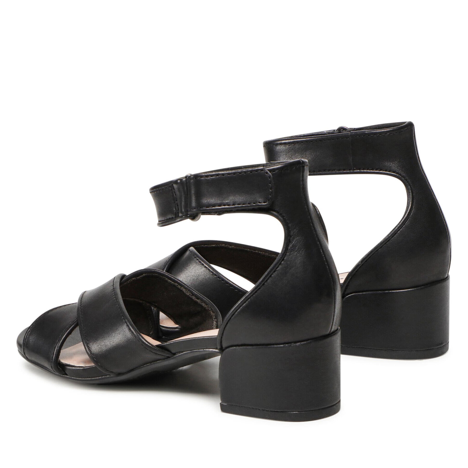 Clarks Сандали Caroleight Rise 261648614 Черен - Pepit.bg