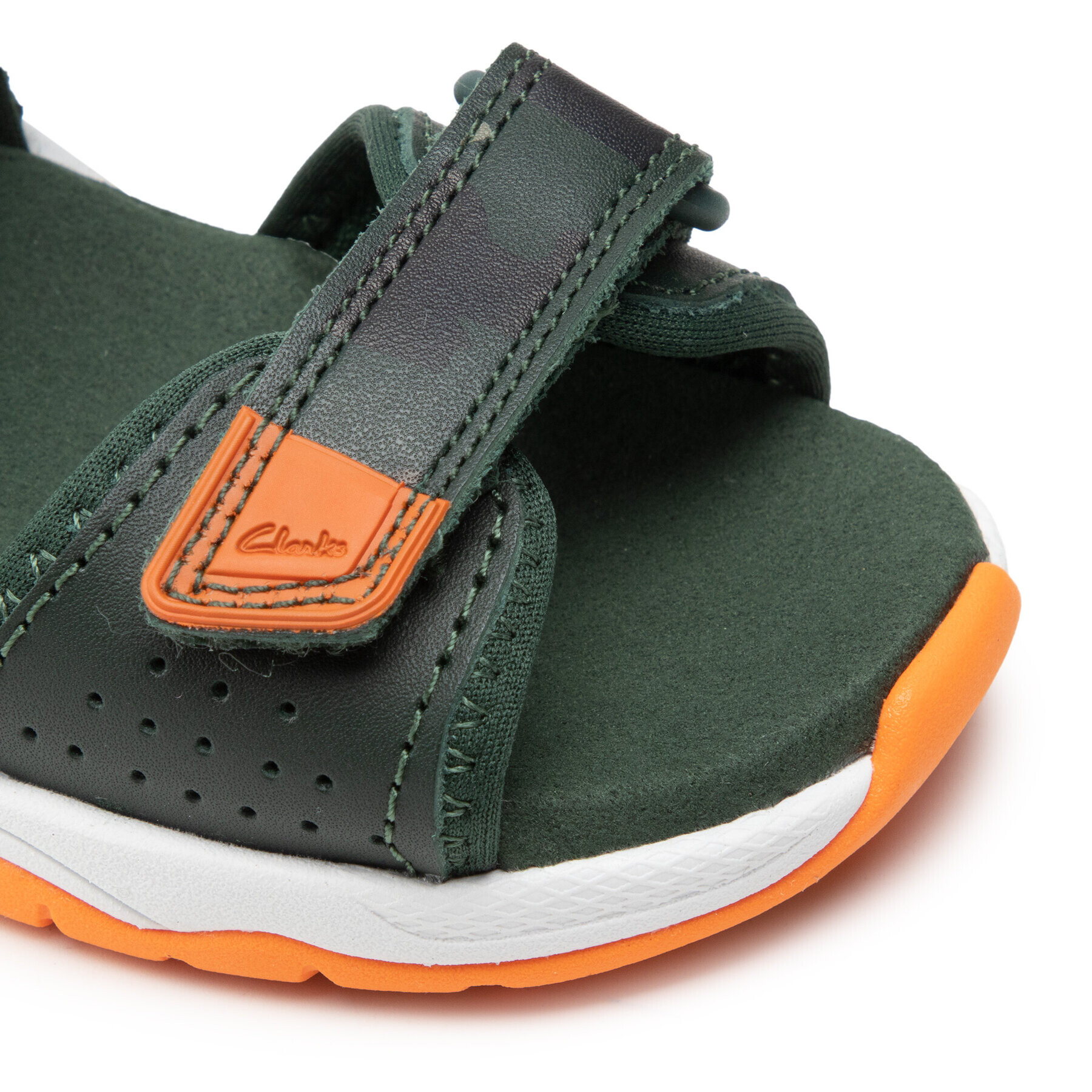 Clarks Сандали Clowder Print K 261661237 Зелен - Pepit.bg