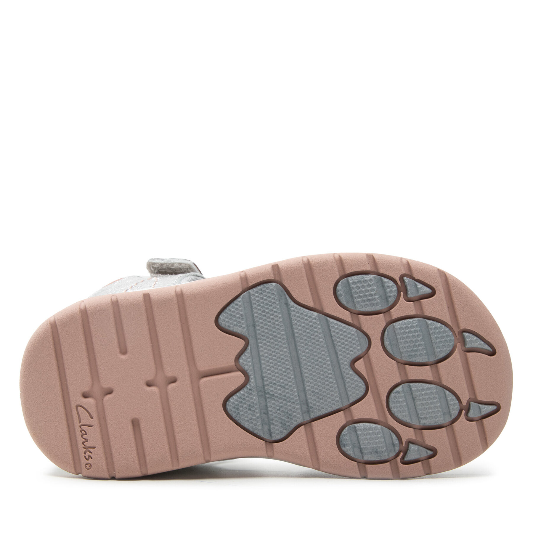 Clarks Сандали Clowder Print K. 261661276 Сребрист - Pepit.bg