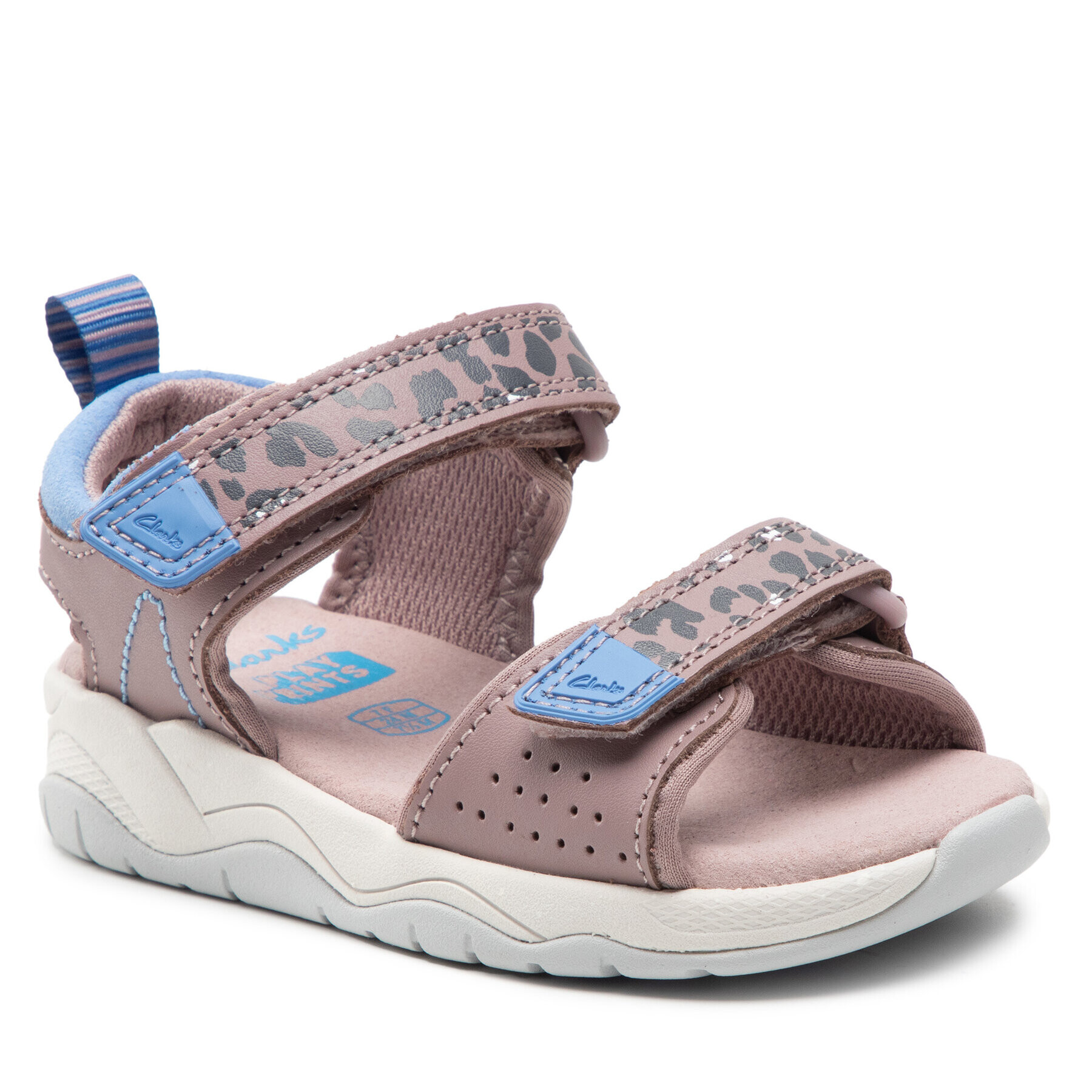 Clarks Сандали ClowderPrintK. 261661076 Розов - Pepit.bg