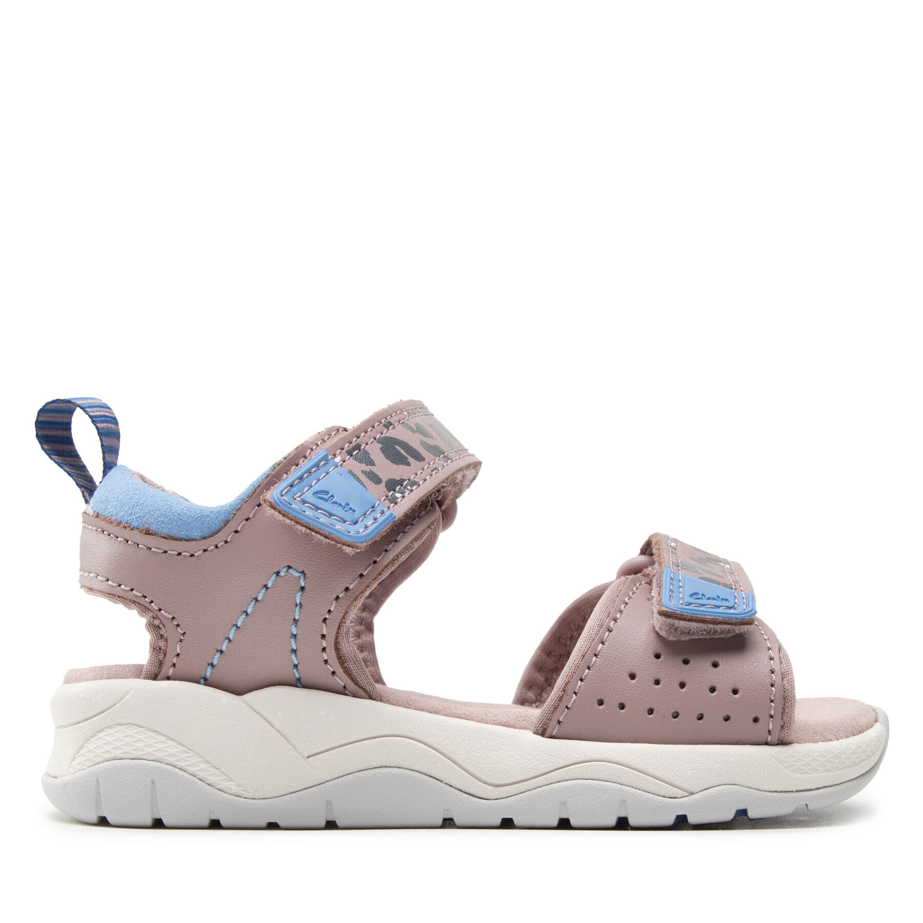 Clarks Сандали ClowderPrintK. 261661076 Розов - Pepit.bg