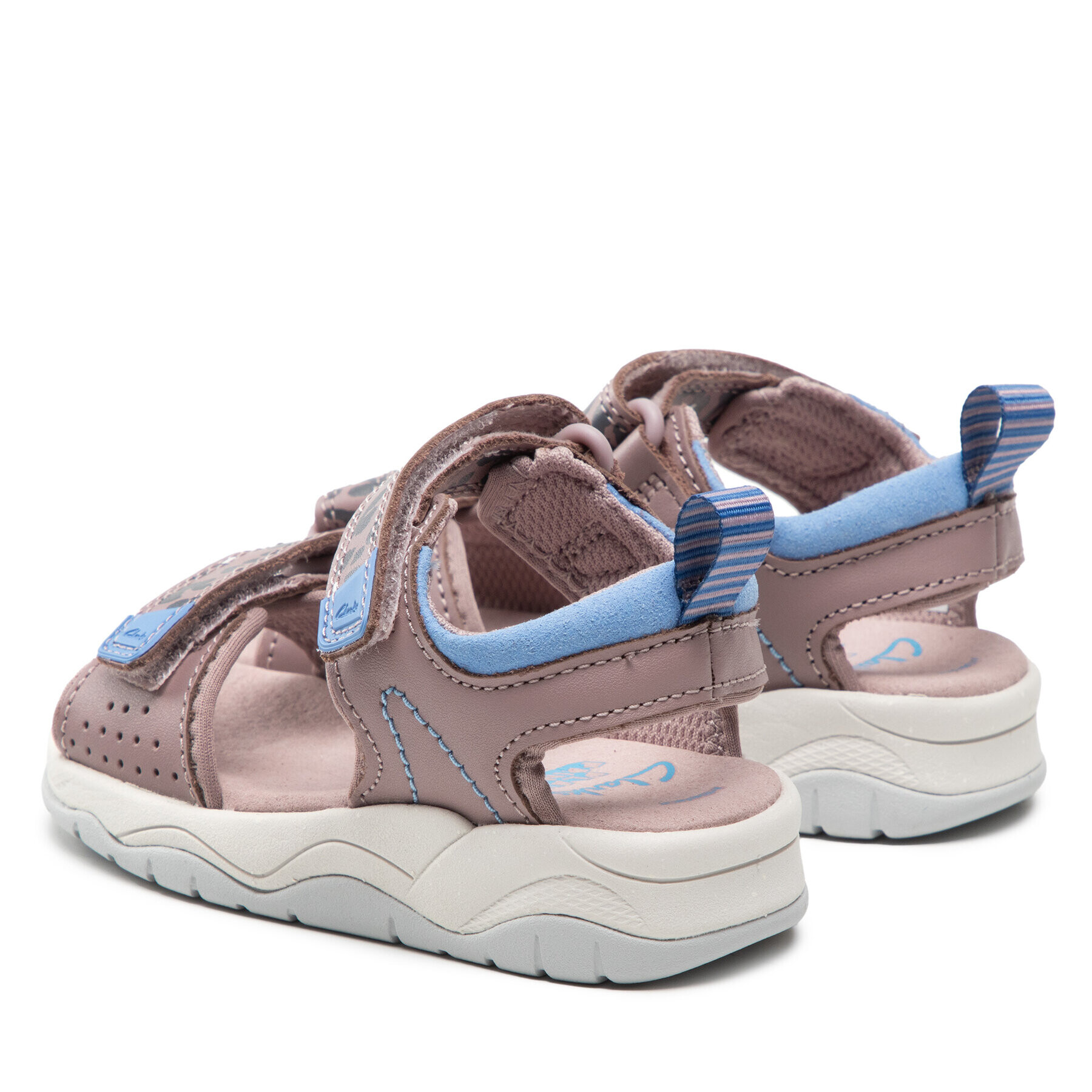 Clarks Сандали ClowderPrintK. 261661076 Розов - Pepit.bg