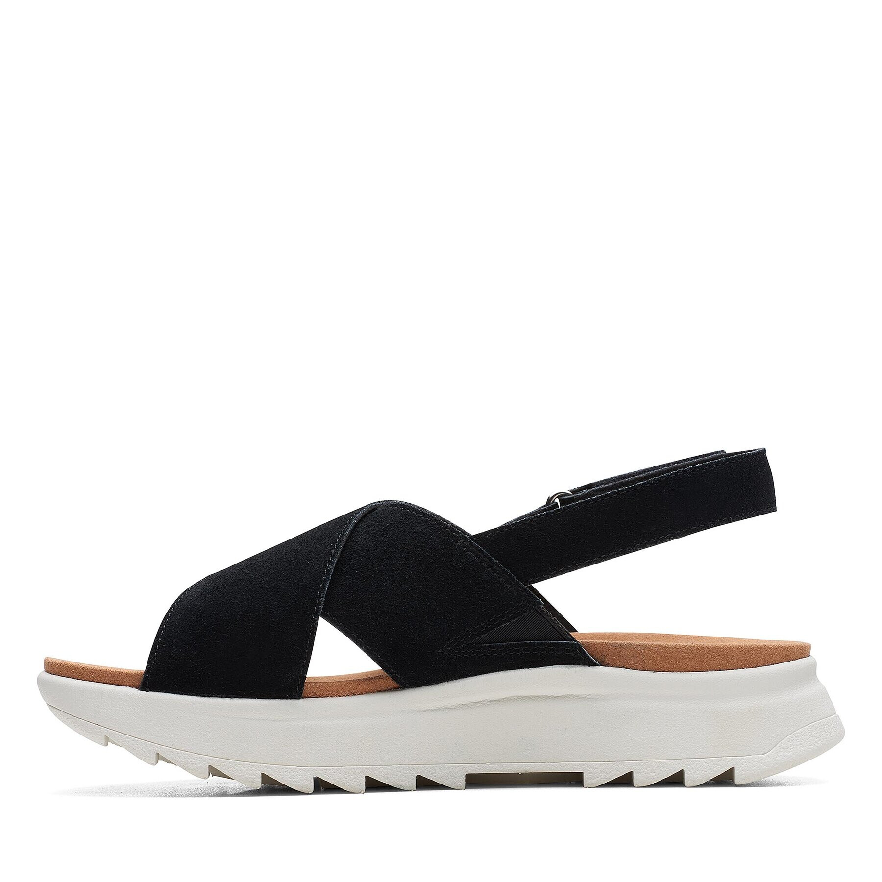 Clarks Сандали DashLite Wish 26171948 Черен - Pepit.bg