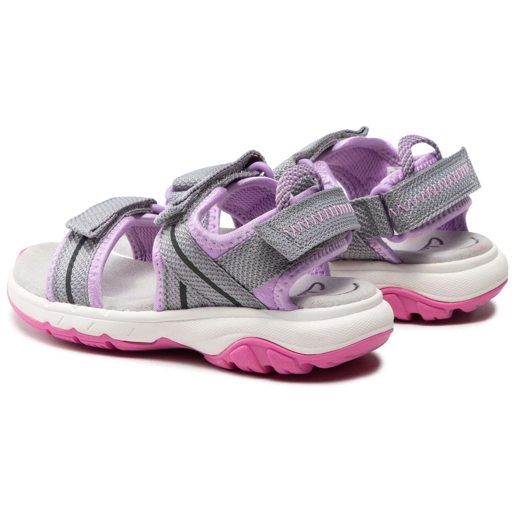 Clarks Сандали Expo Sea K 261575897 Сив - Pepit.bg