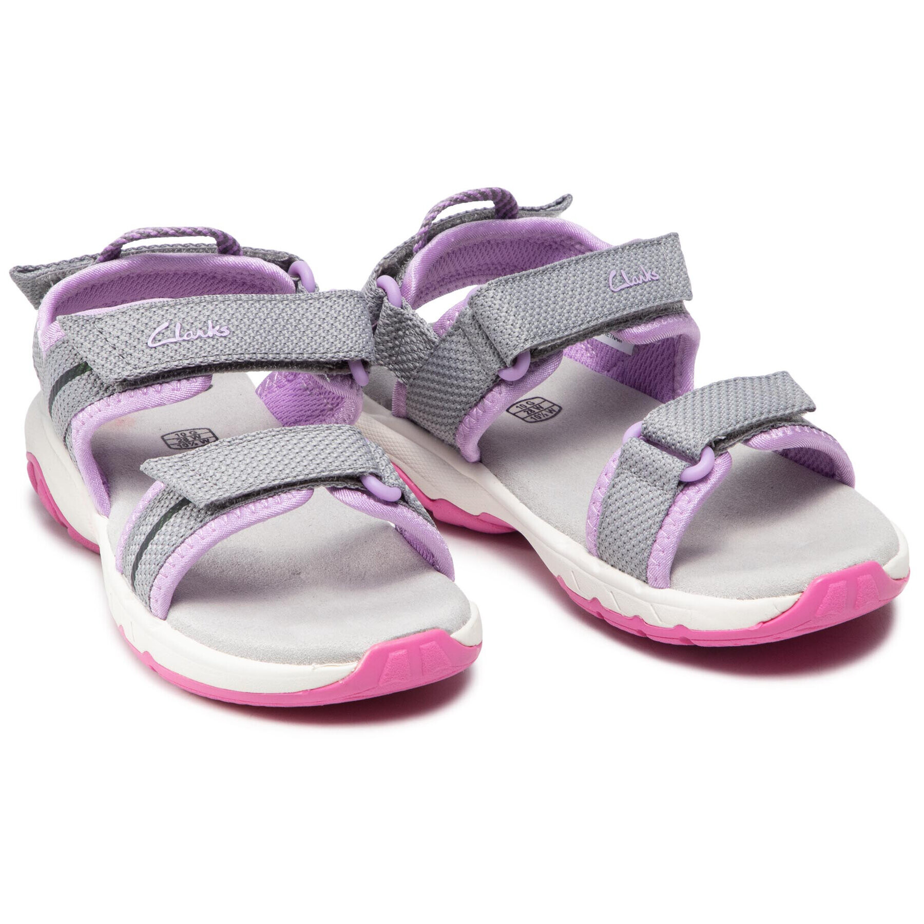 Clarks Сандали Expo Sea K 261575897 Сив - Pepit.bg