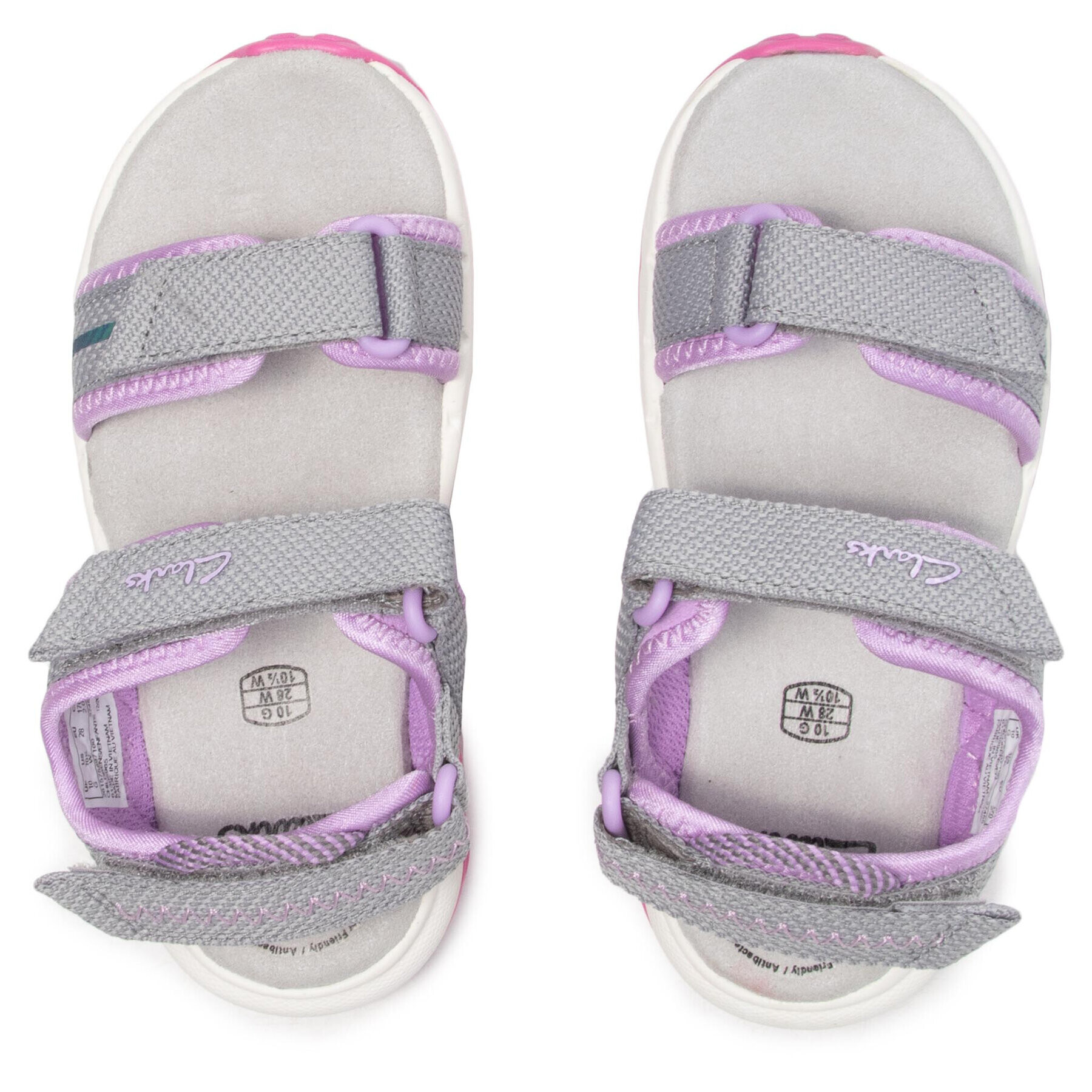 Clarks Сандали Expo Sea K 261575897 Сив - Pepit.bg