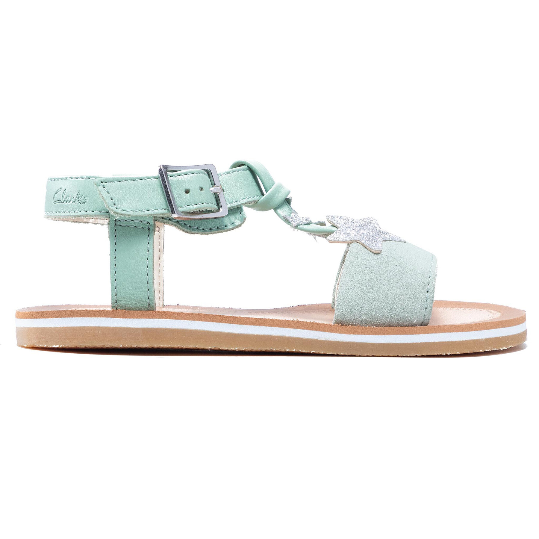 Clarks Сандали Finch Summer K 261576426 Зелен - Pepit.bg