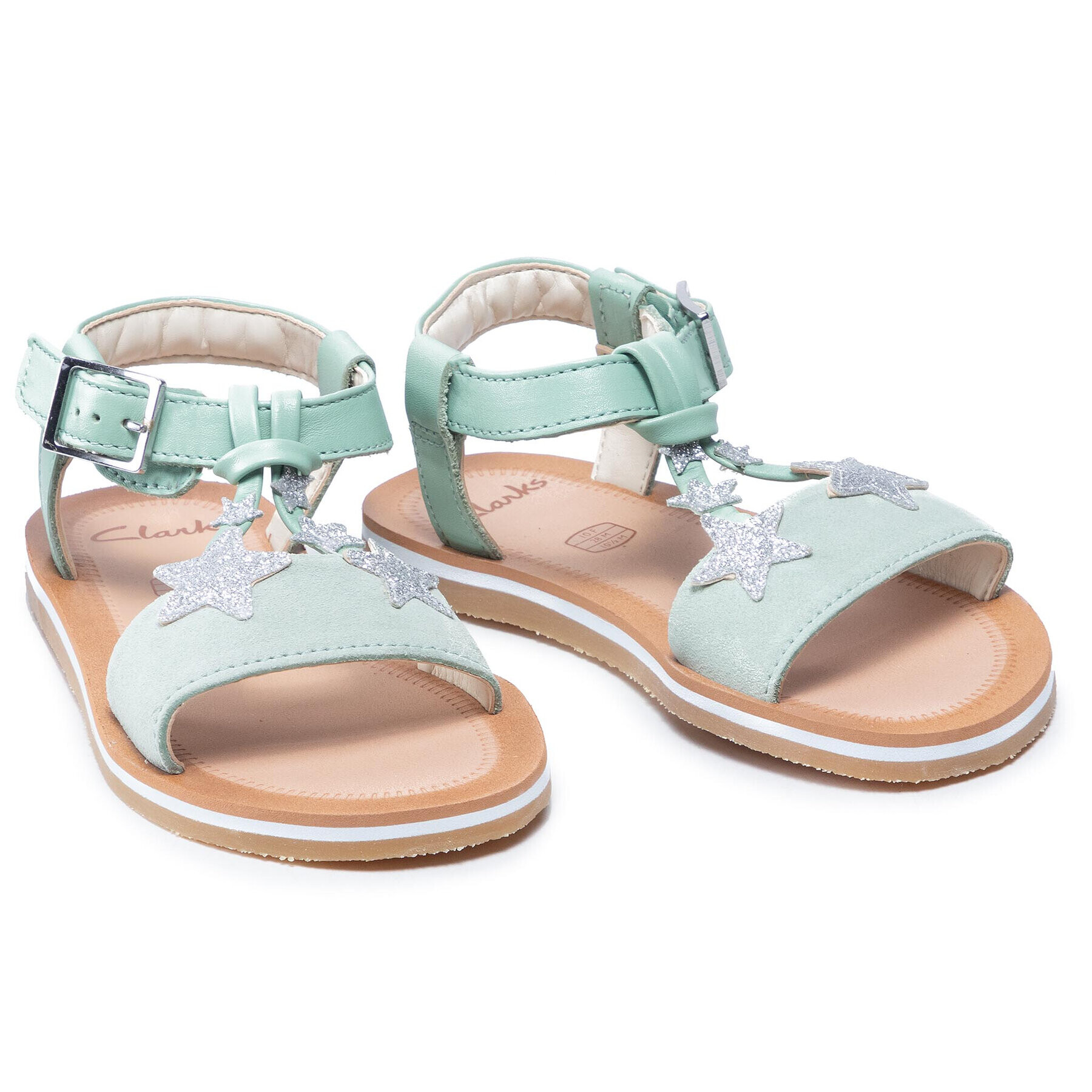 Clarks Сандали Finch Summer K 261576426 Зелен - Pepit.bg