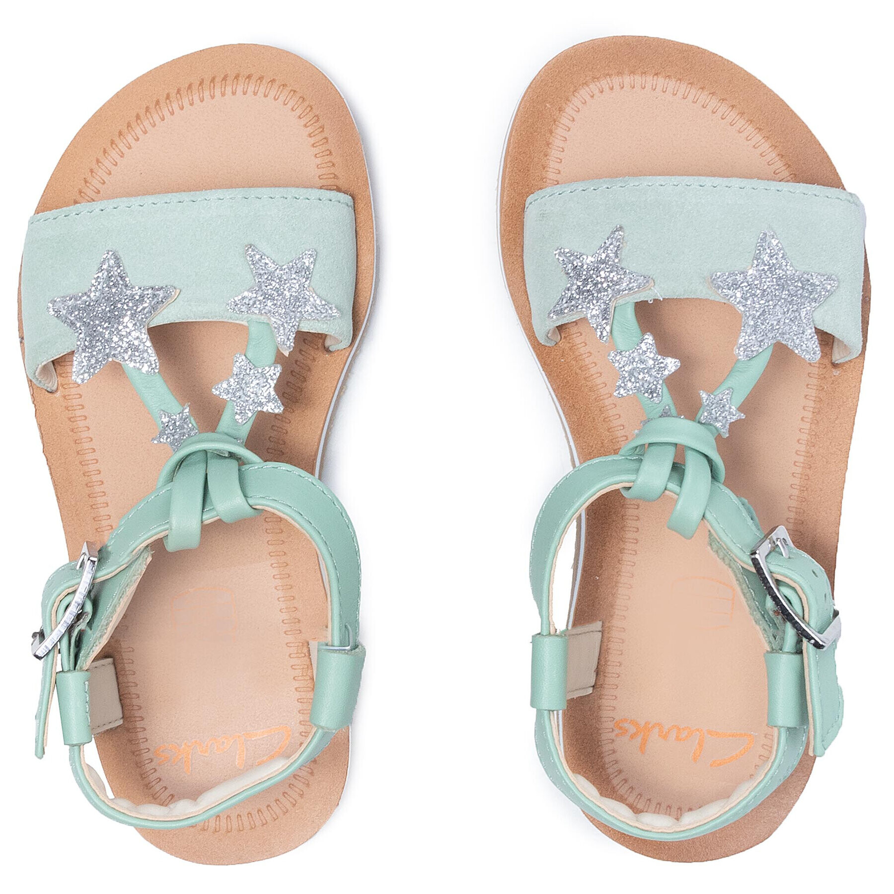 Clarks Сандали Finch Summer K 261576426 Зелен - Pepit.bg